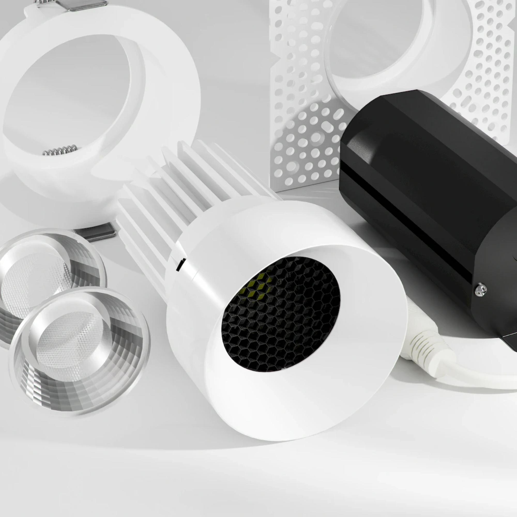 Rhyme 3" Deep Baffle Trimless LED Downlight - Bees Lighting