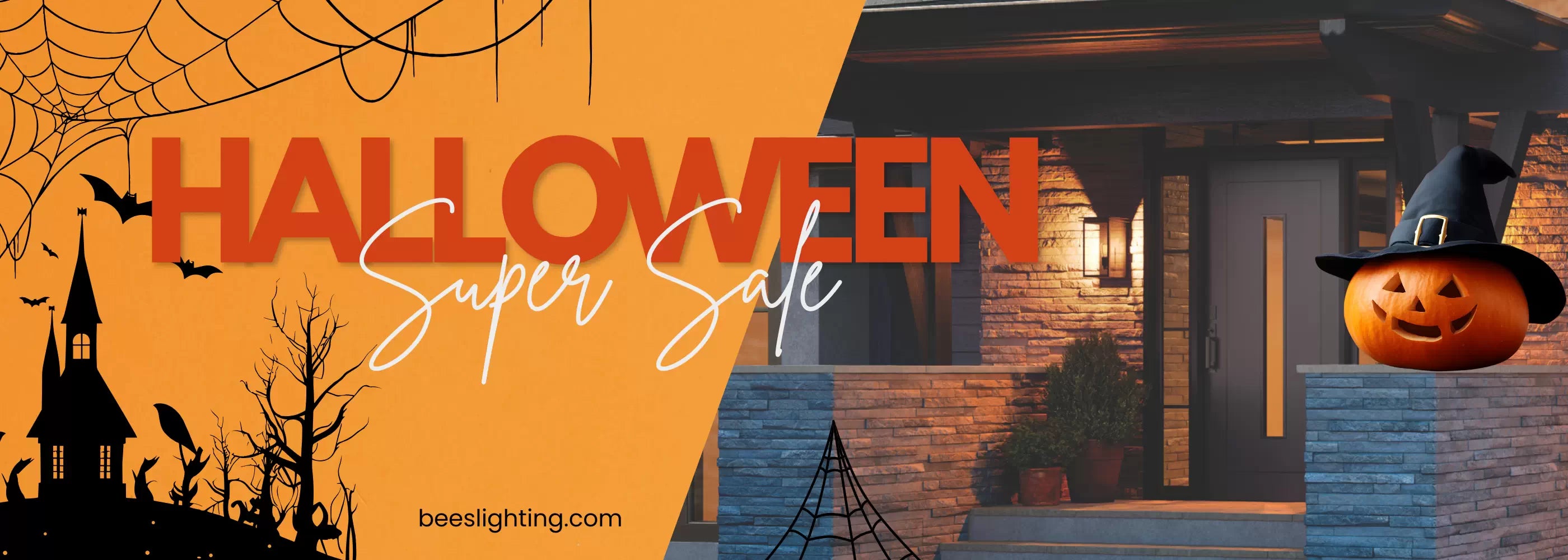 Banner Home Halloween Sale - Bees Lighting