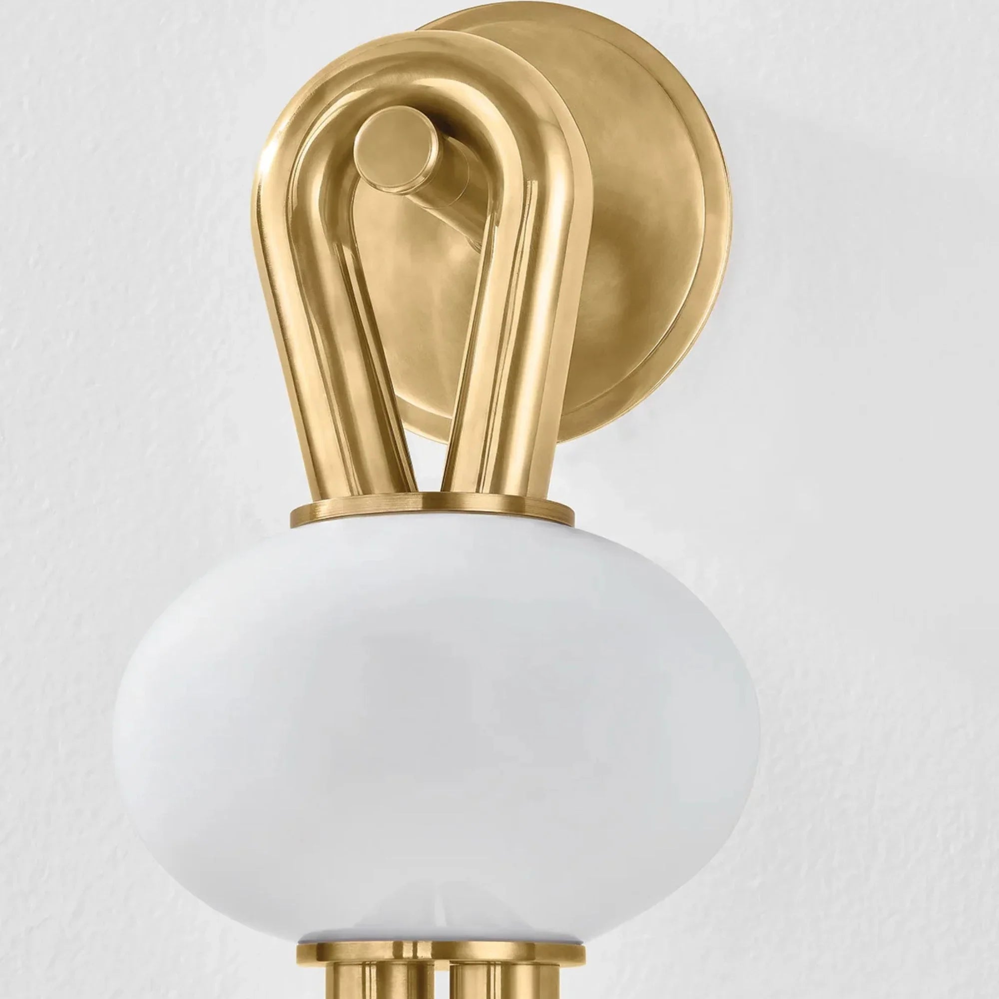 Ala 21" LED Wall Sconce, Vintage Brass Finish