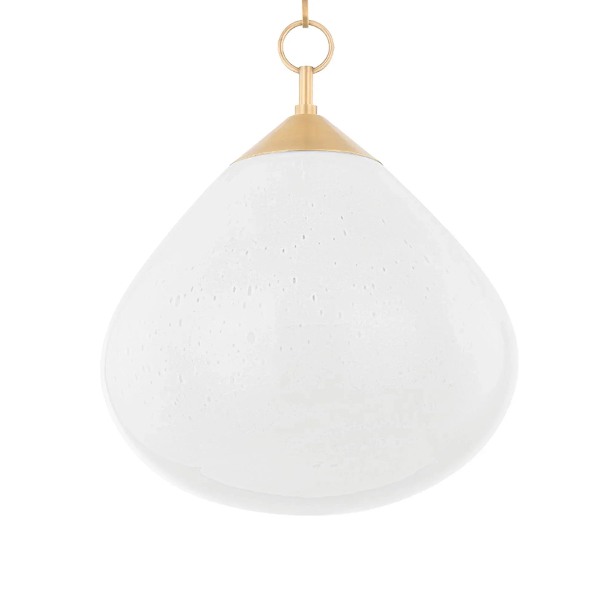 Semilla 17" Pendant, Vintage Brass Finish