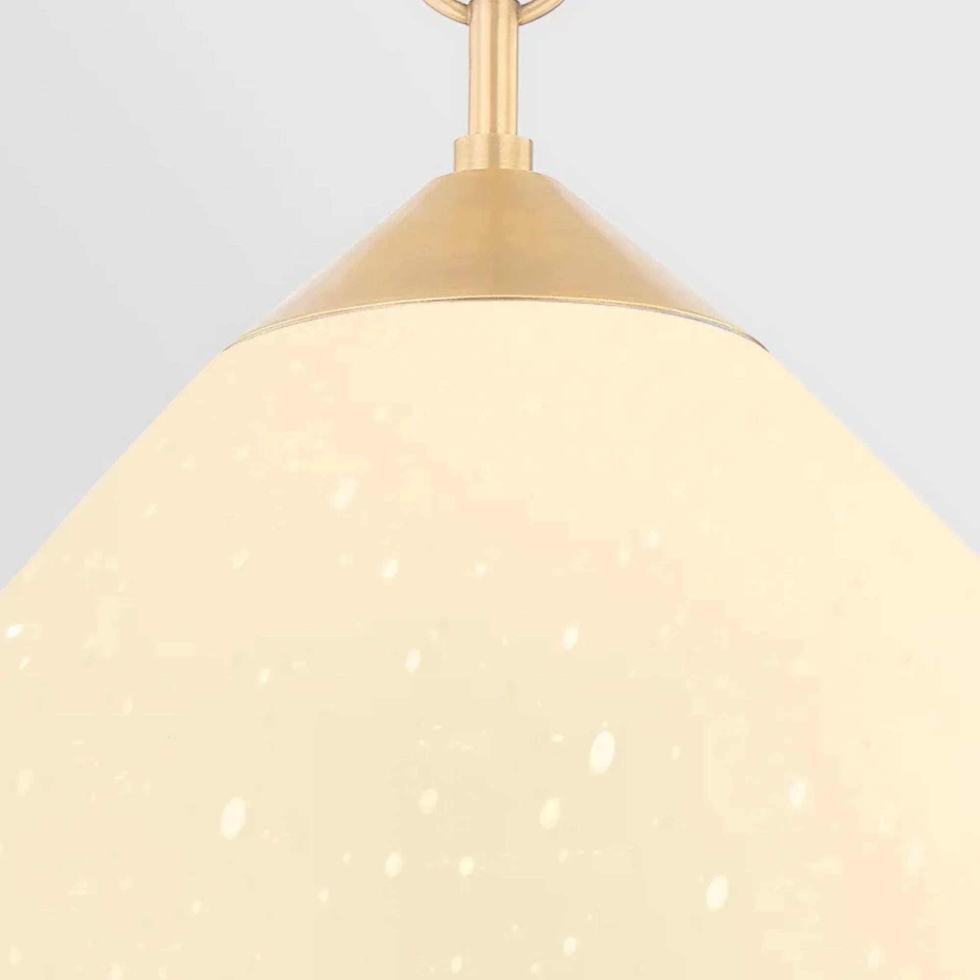 Semilla 17" Pendant, Vintage Brass Finish