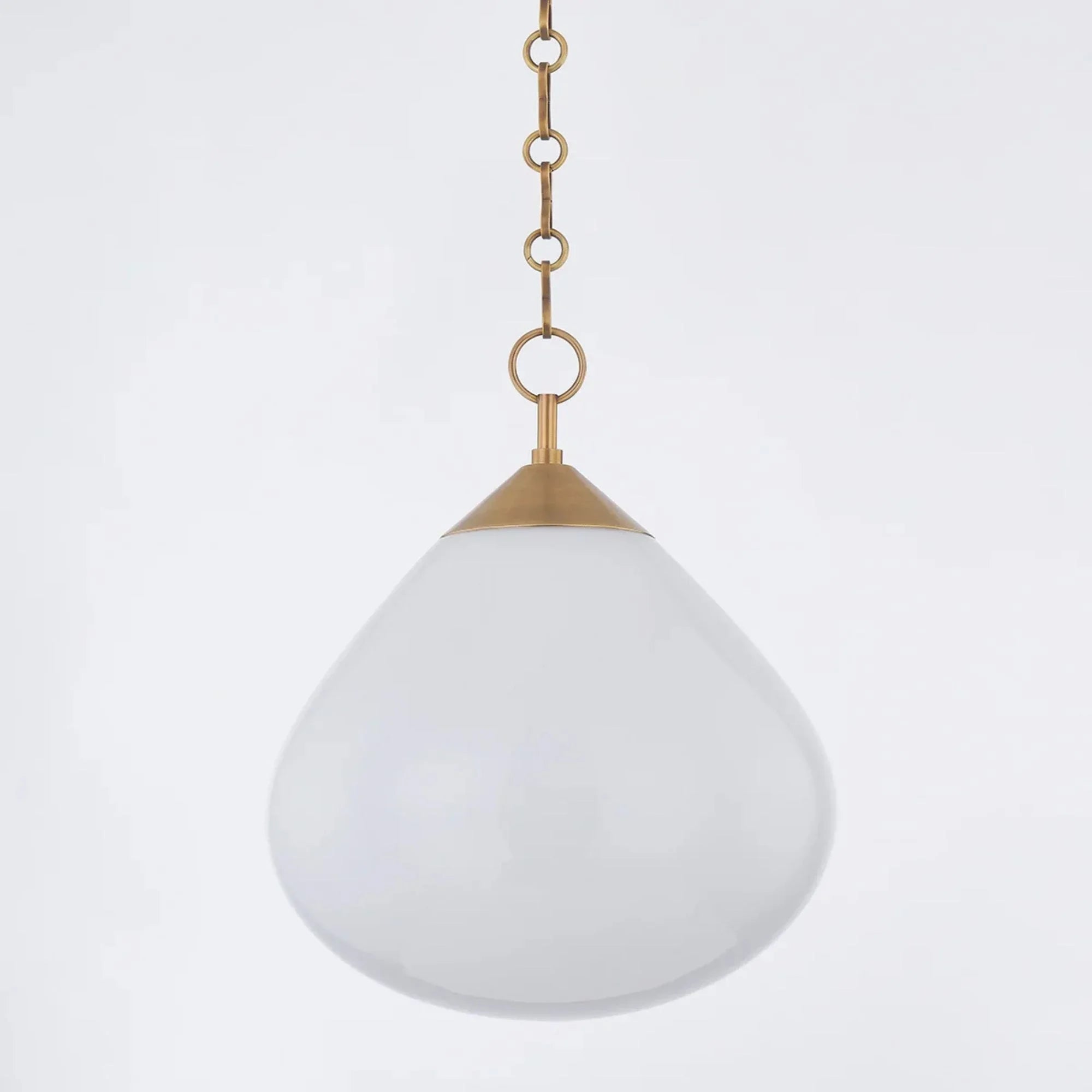Semilla 17" Pendant, Vintage Brass Finish