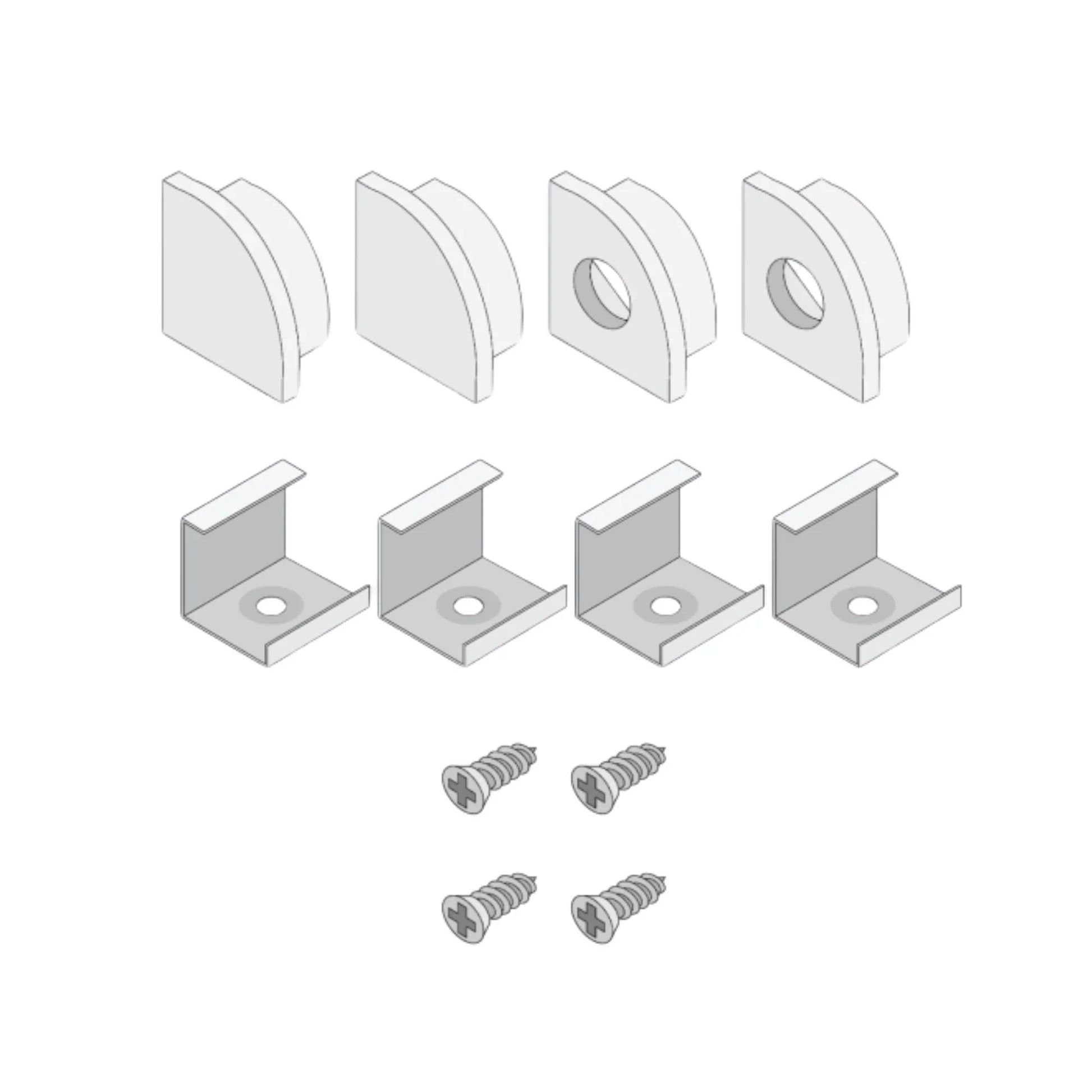 Accessory Pack for S45 Channels - Bees Lighting