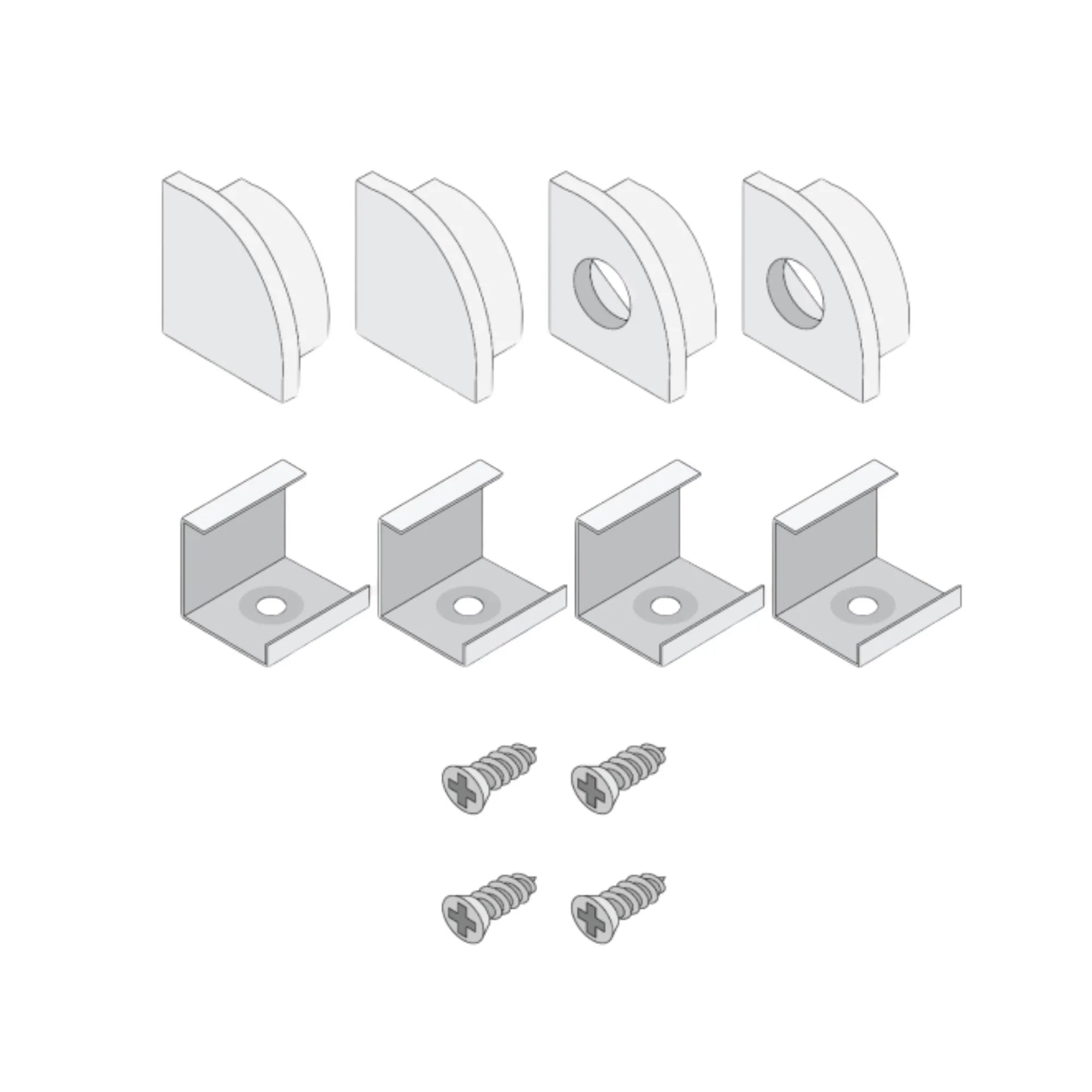 Accessory Pack for S45 Channels - Bees Lighting