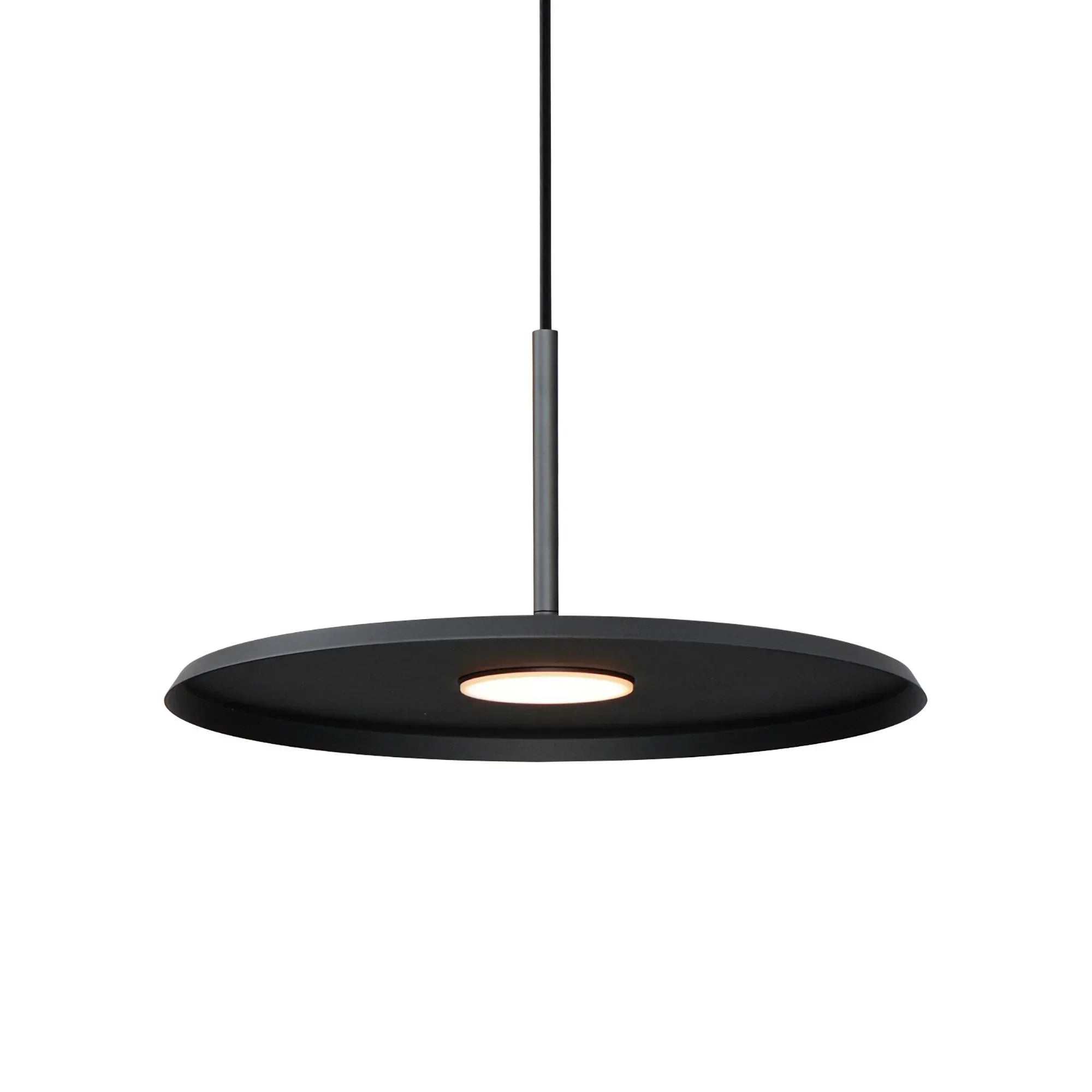 Berliner 14" LED Pendant, Black Finish