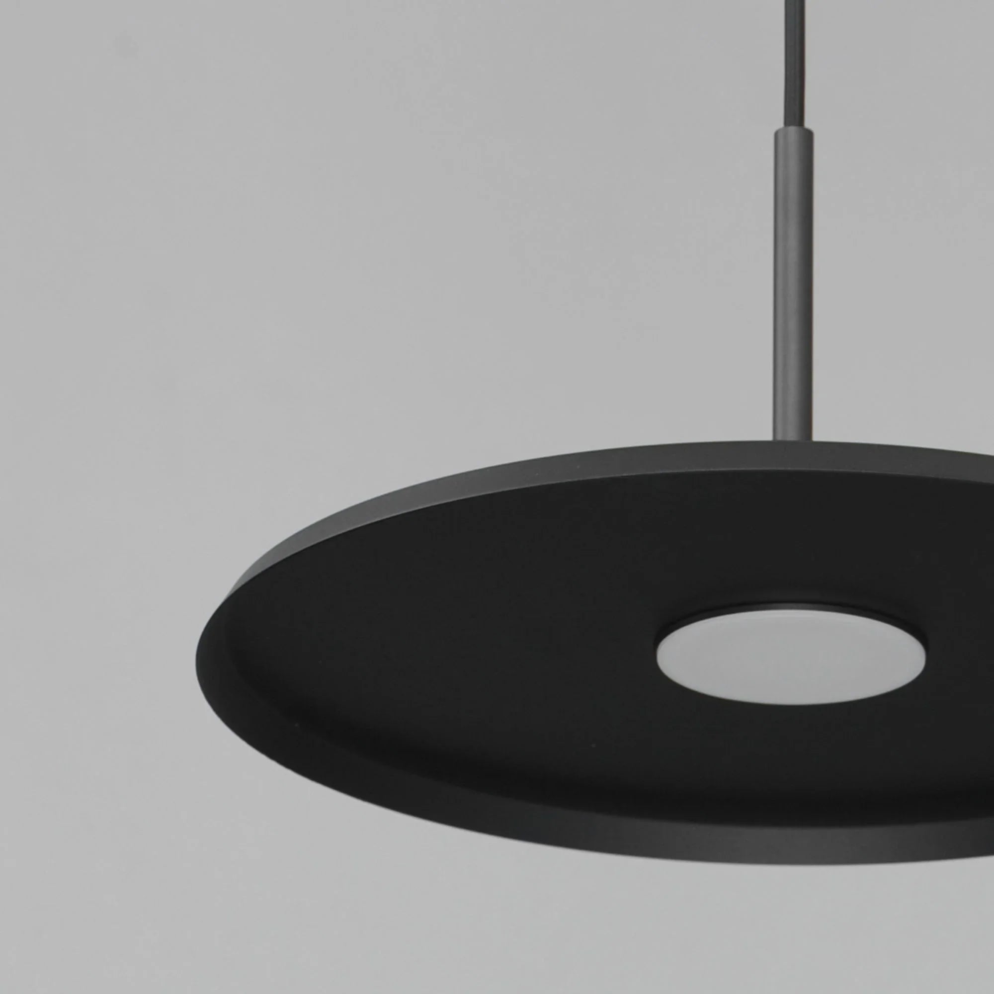 Berliner 14" LED Pendant, Black Finish