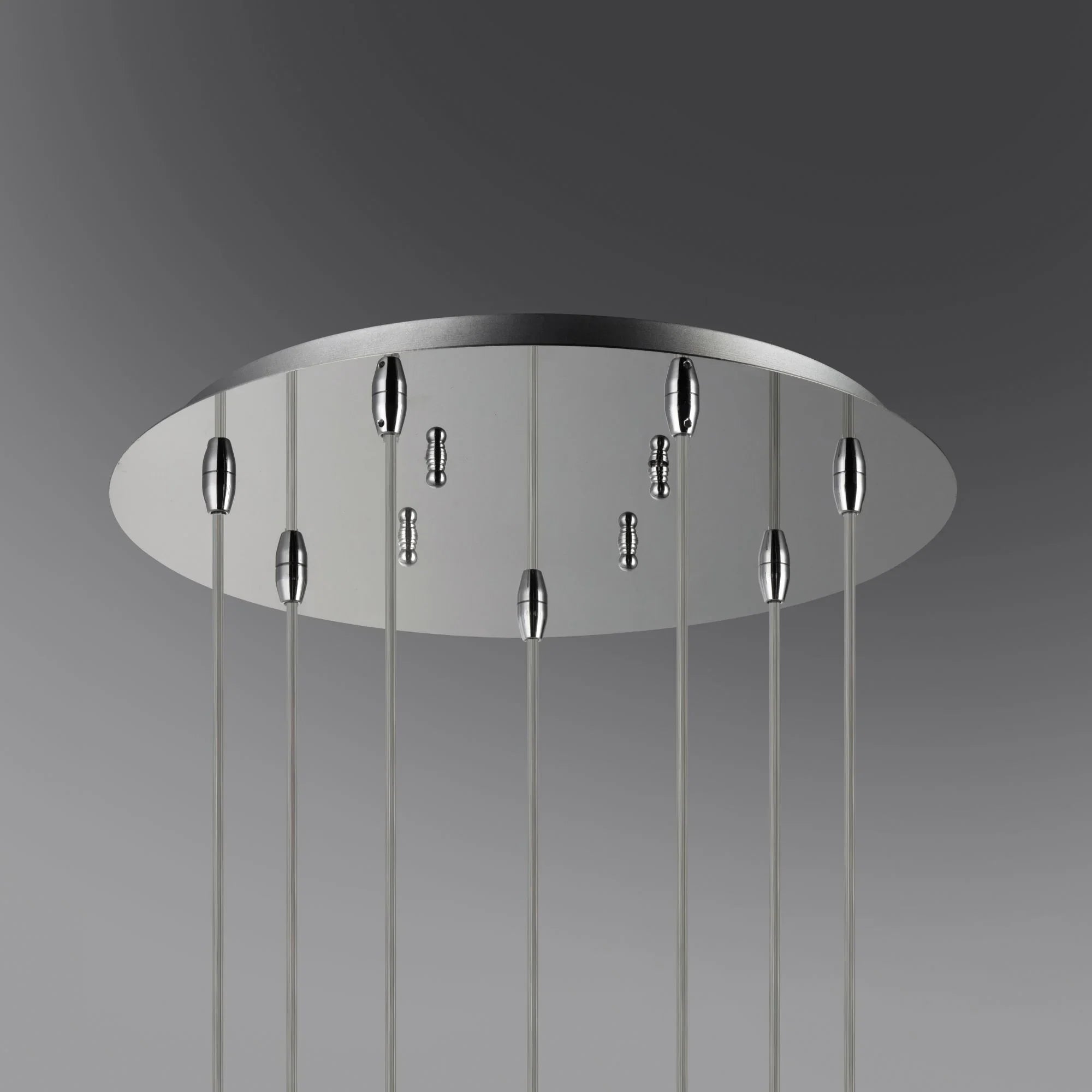 Big Fizz 16" 7-Light LED Pendant, Polished Chrome Finish