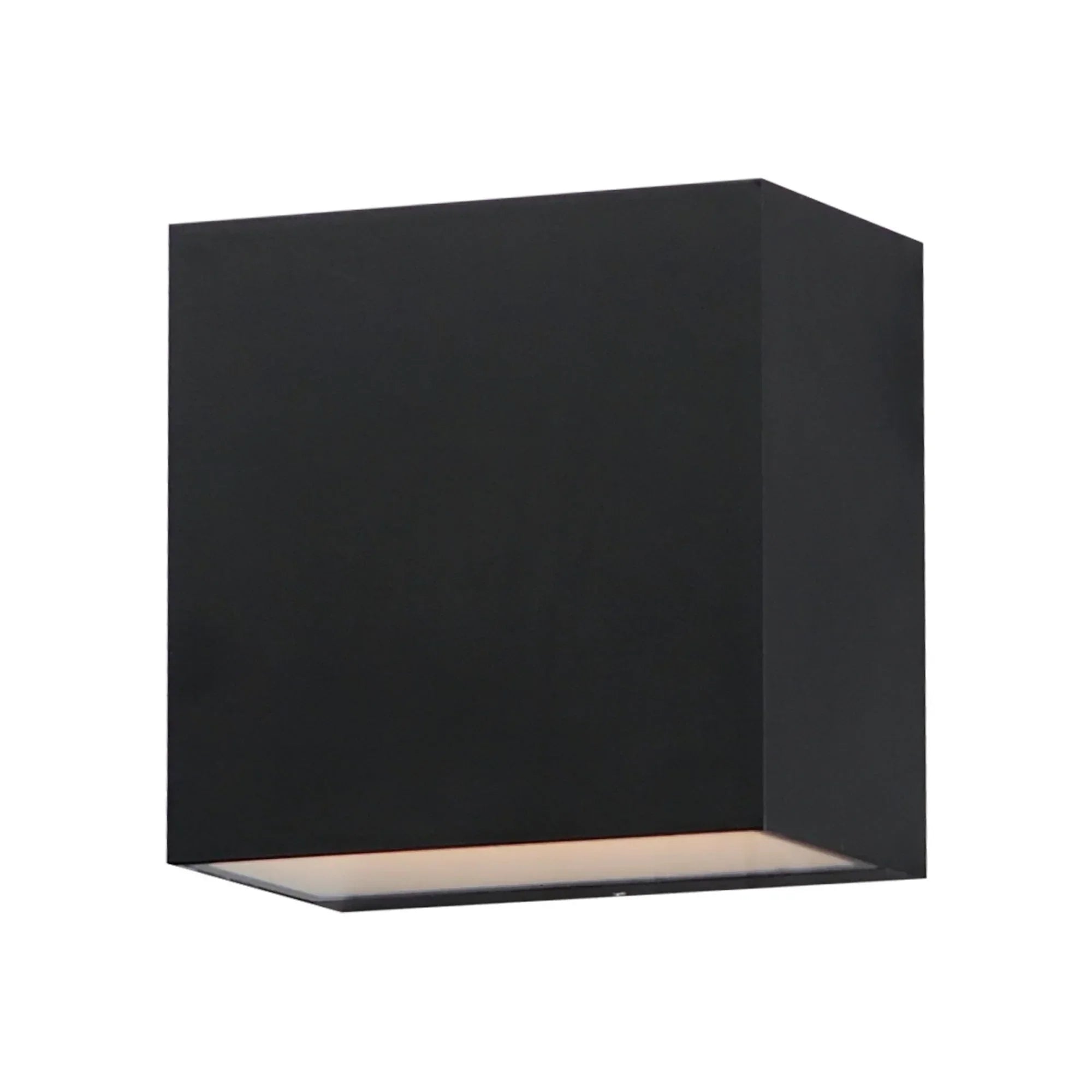 Blok 6" LED Outdoor Wall Sconce, Black Finish