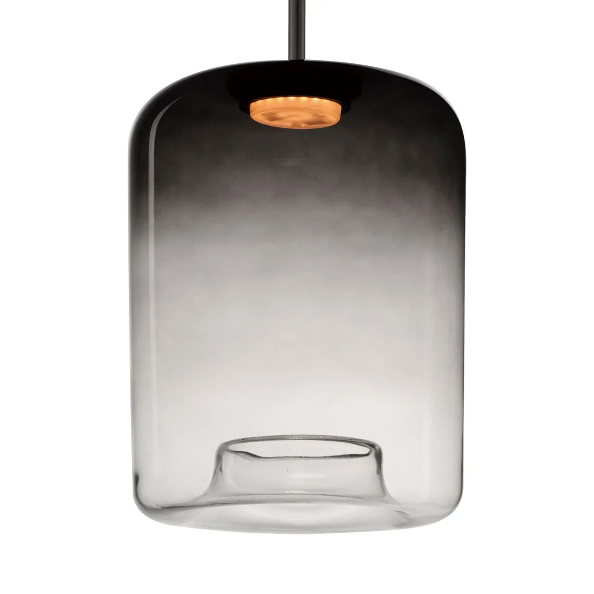 Bombona 12" x 16" LED Pendant, Black Finish