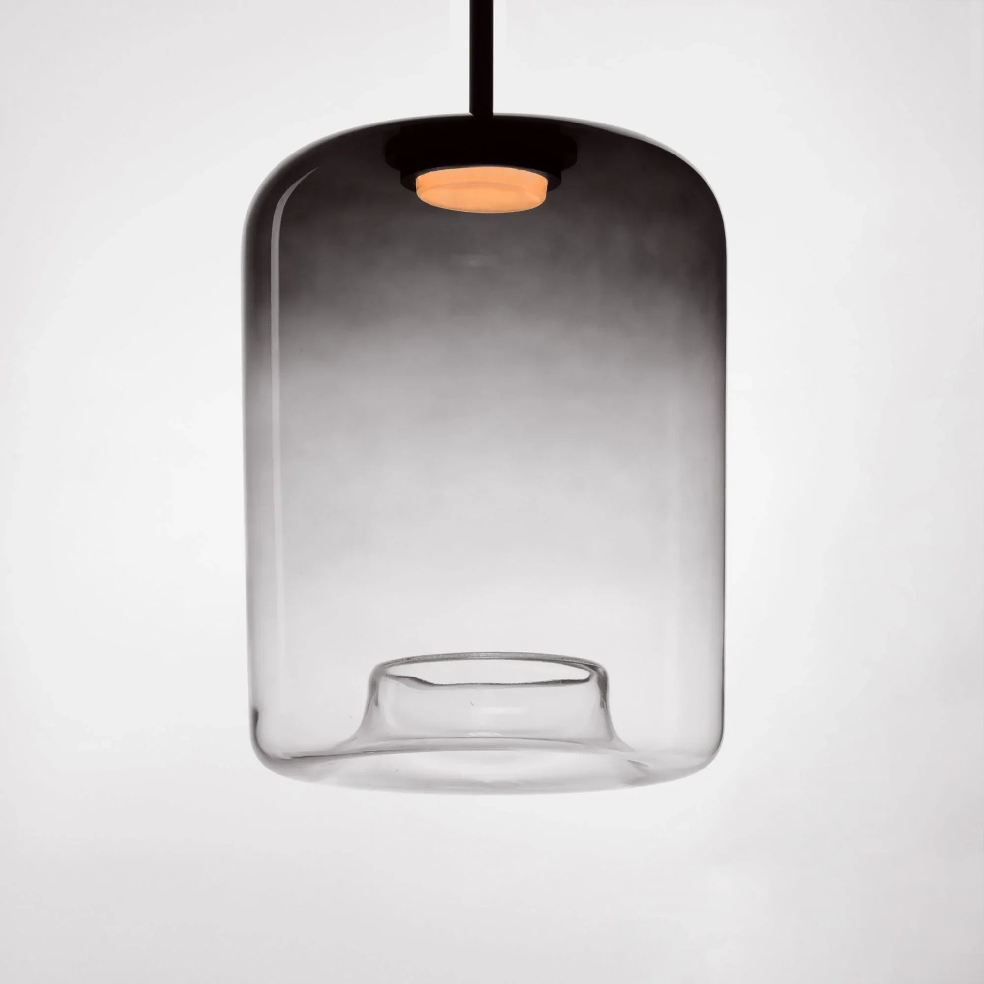 Bombona 12" x 16" LED Pendant, Black Finish