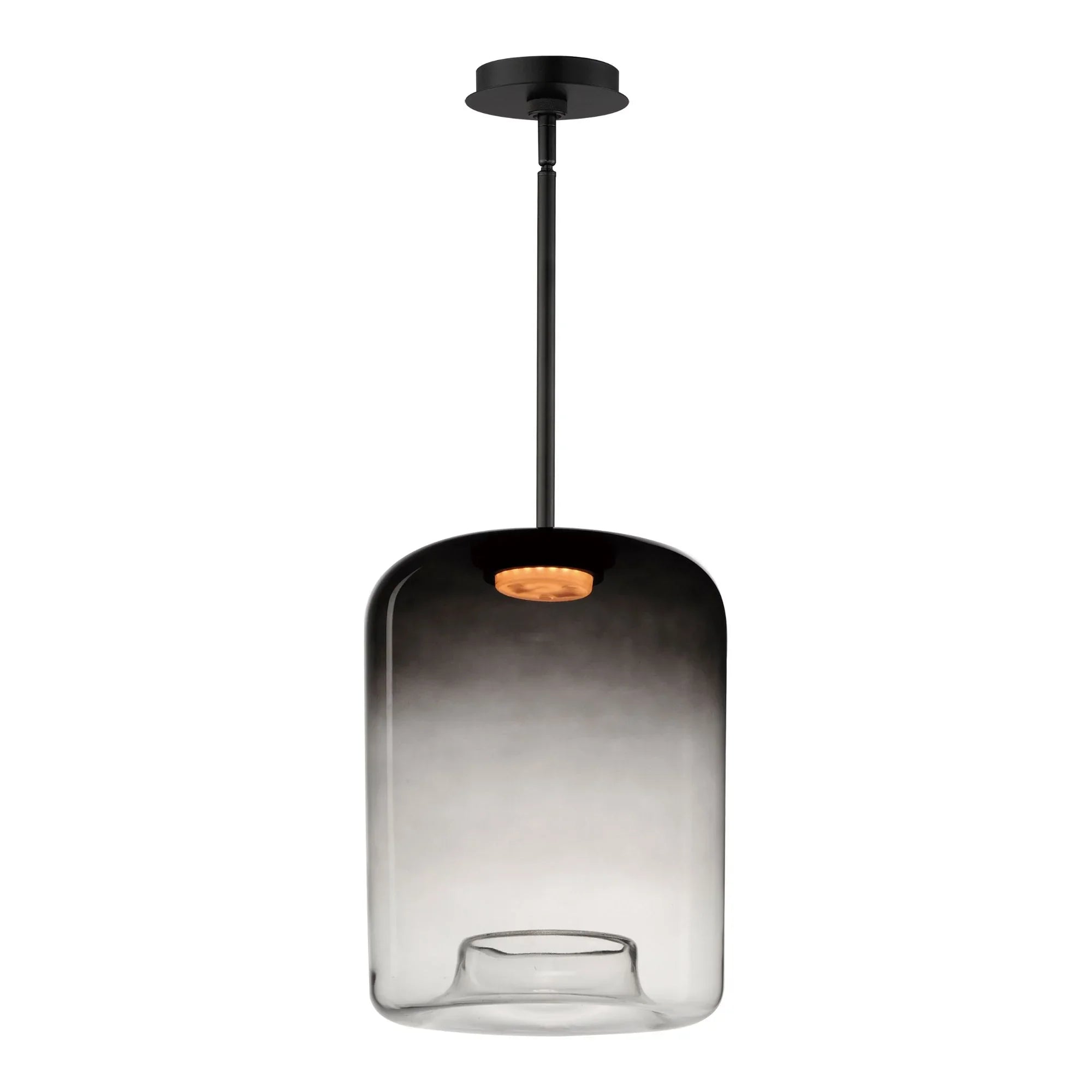 Bombona 12" x 16" LED Pendant, Black Finish
