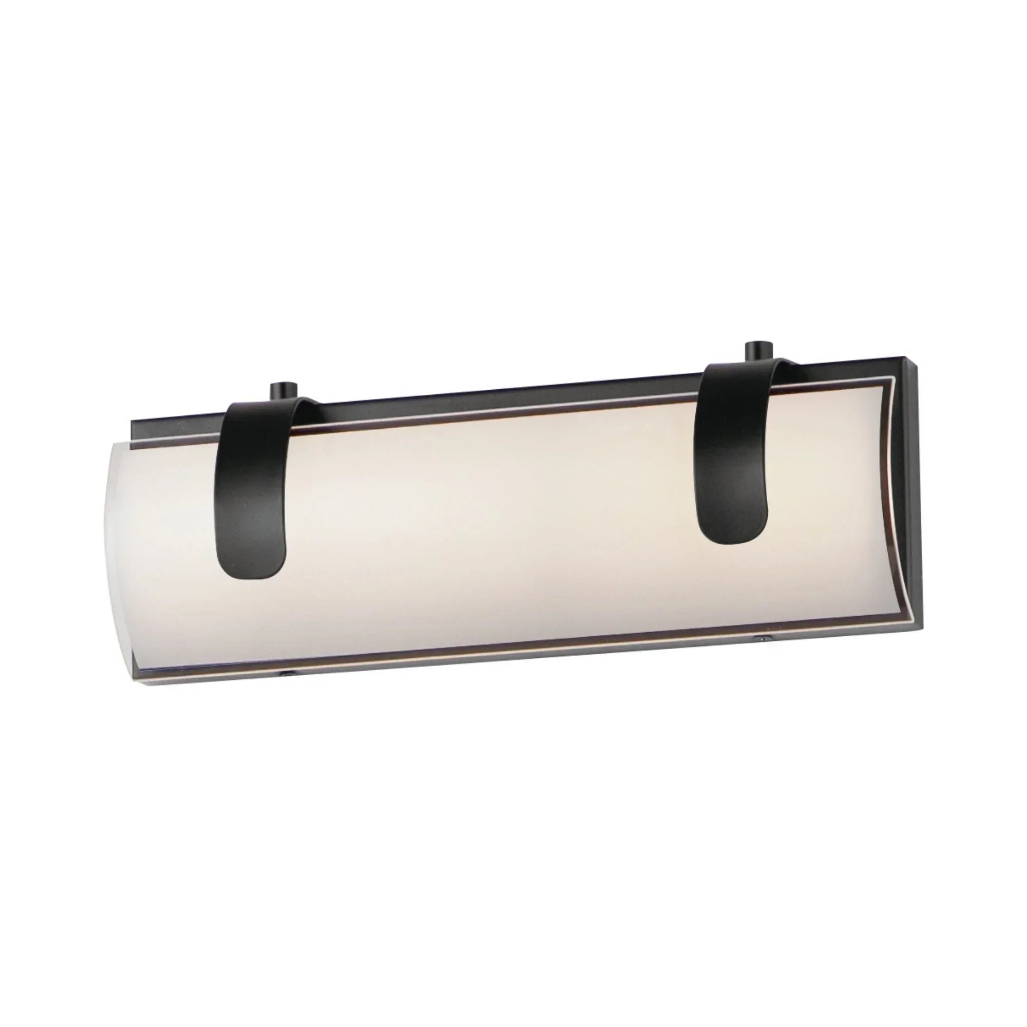 Clutch 13" LED Bath Vanity, Black Finish