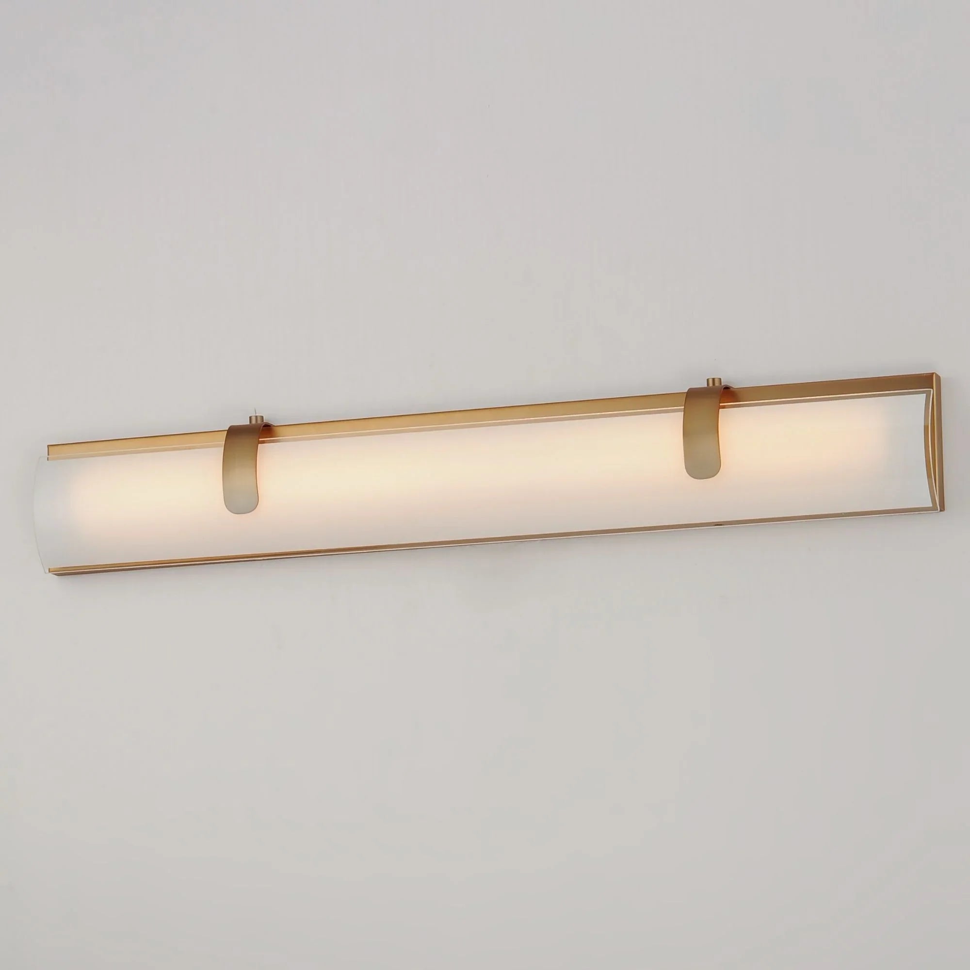 Clutch 30" LED Bath Vanity, Gold Finish