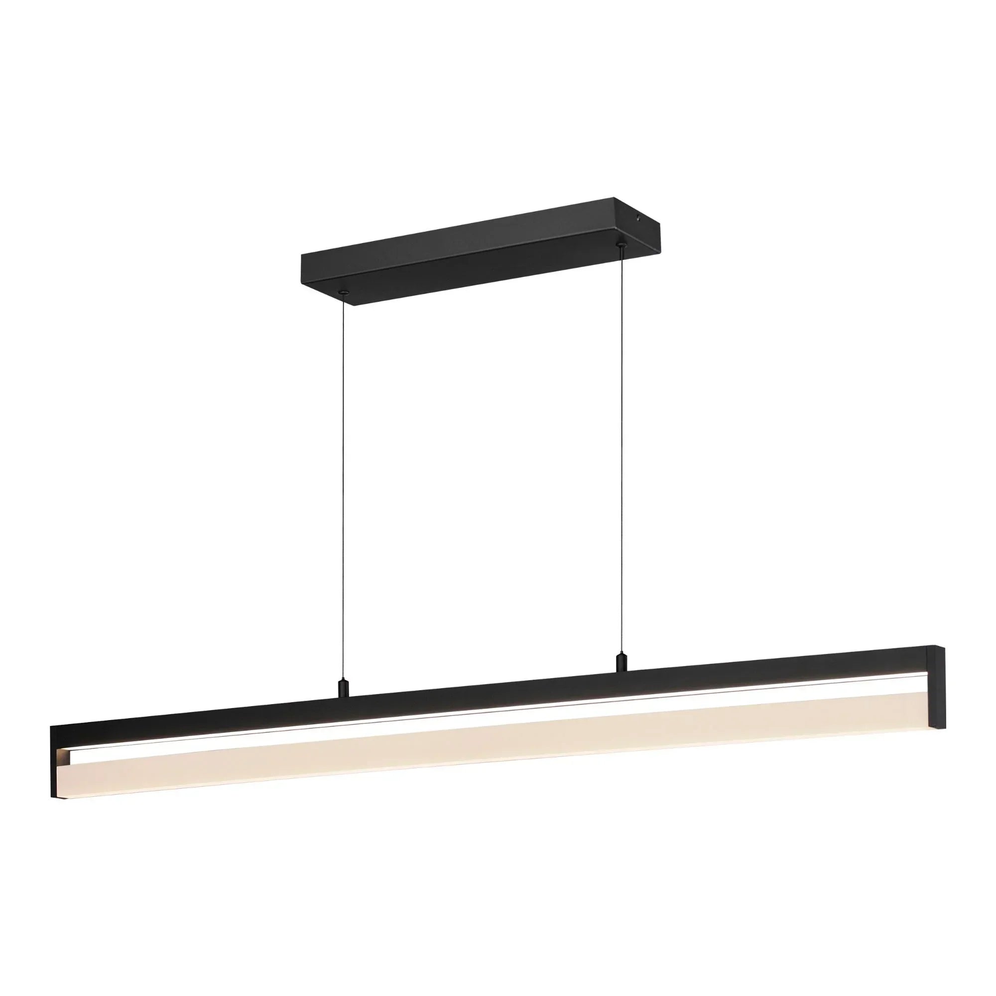 Crossbar WiZ 48" LED Linear Pendant, Black Finish