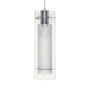 Frost 6" Mini Pendant, Polished Chrome Finish