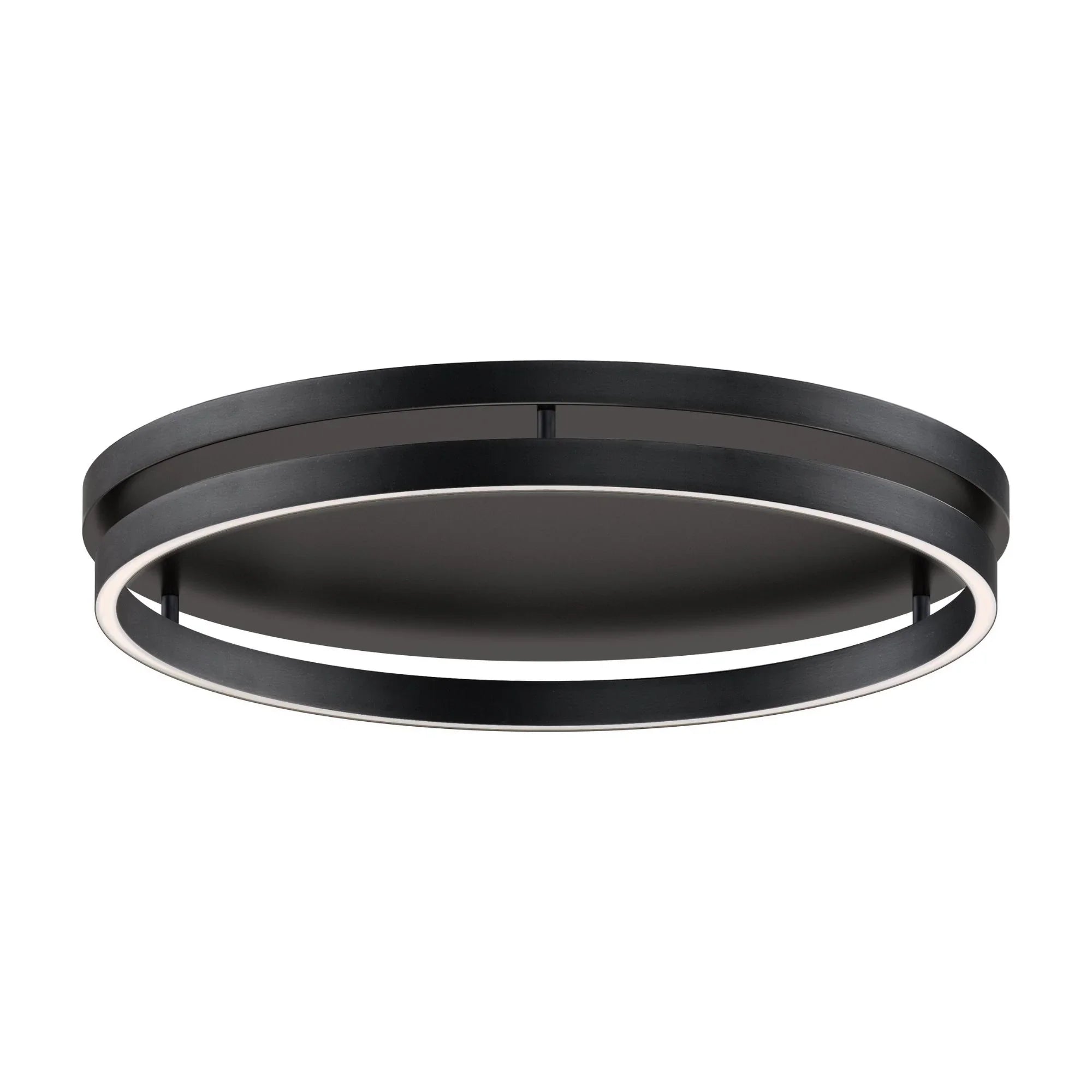 Groove 5CCT 24" LED Flush Mount, Black Finish