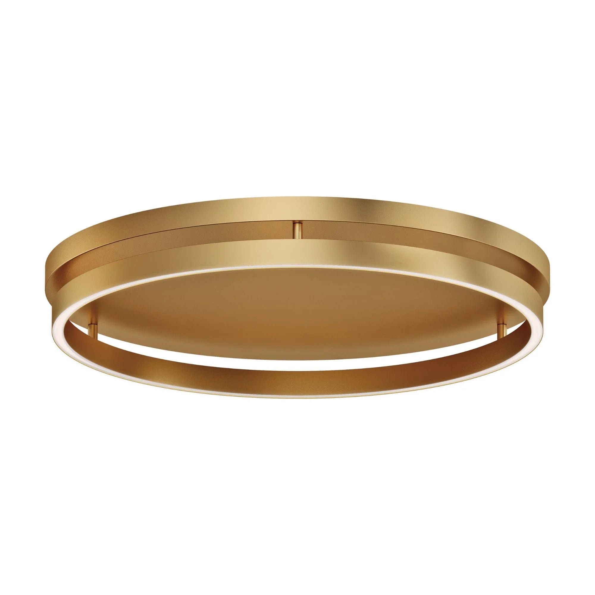 Groove 5CCT 24" LED Flush Mount, Gold Finish