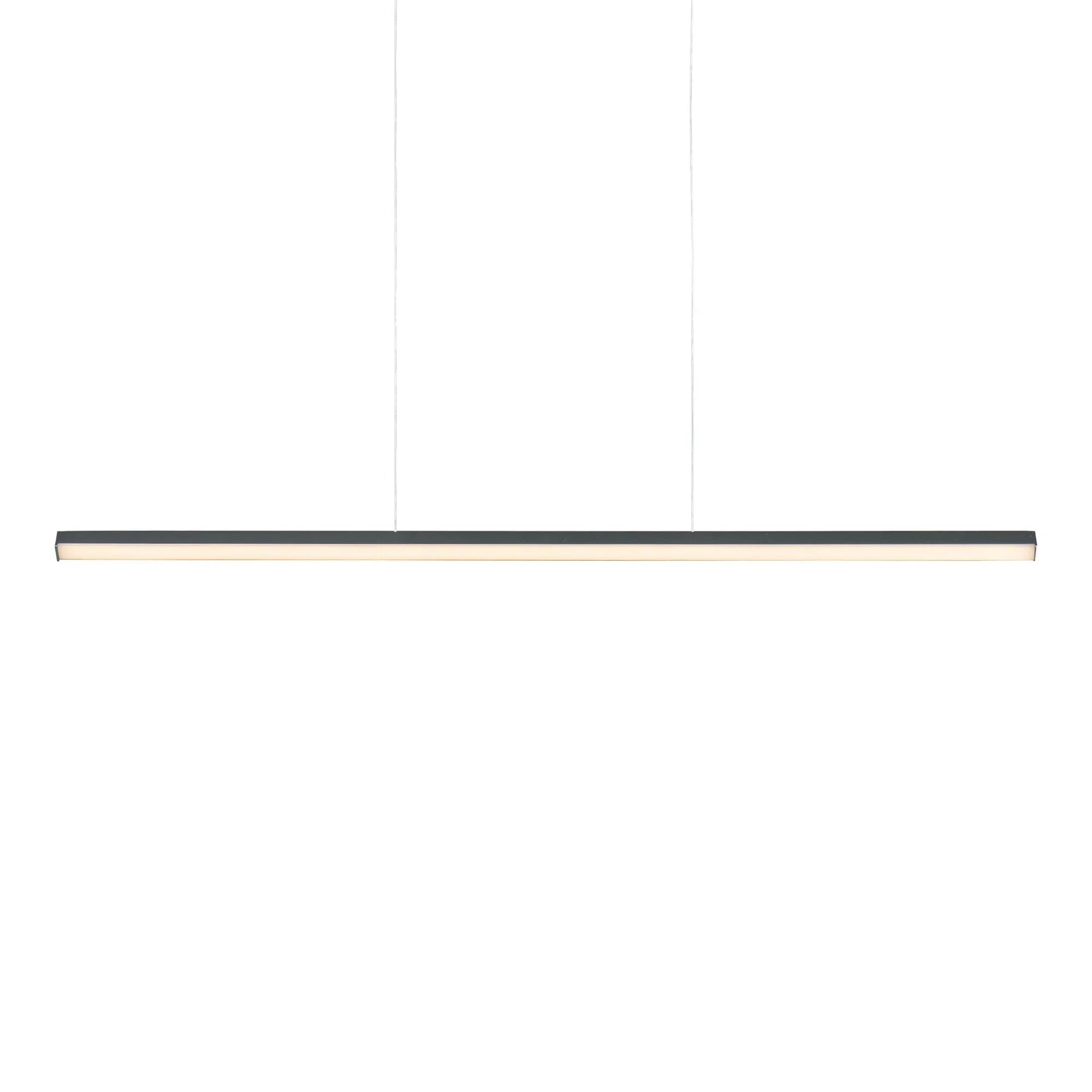 Hover 48" LED Linear Pendant, Black Finish
