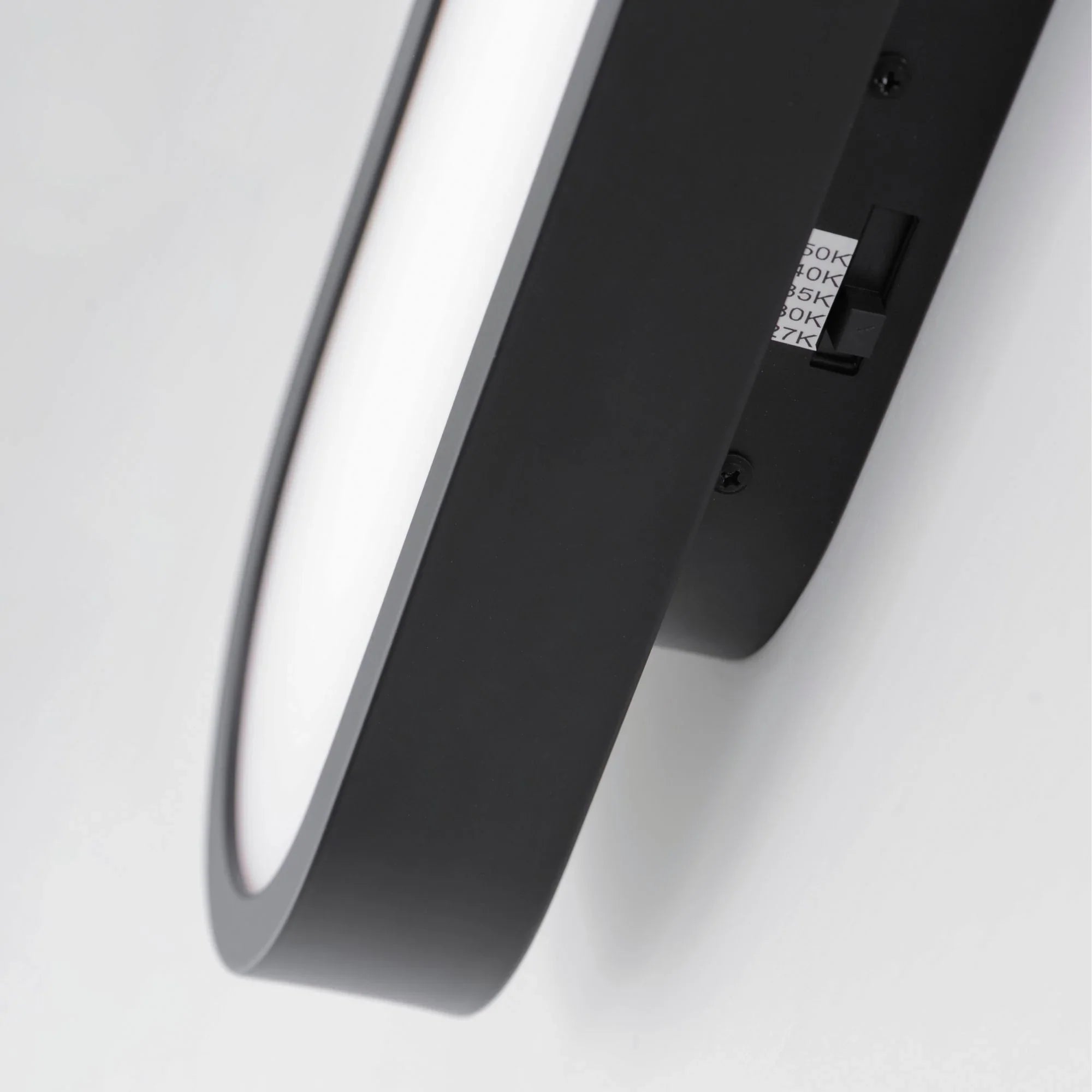 Latitude 18" LED Bath Vanity, Black Finish