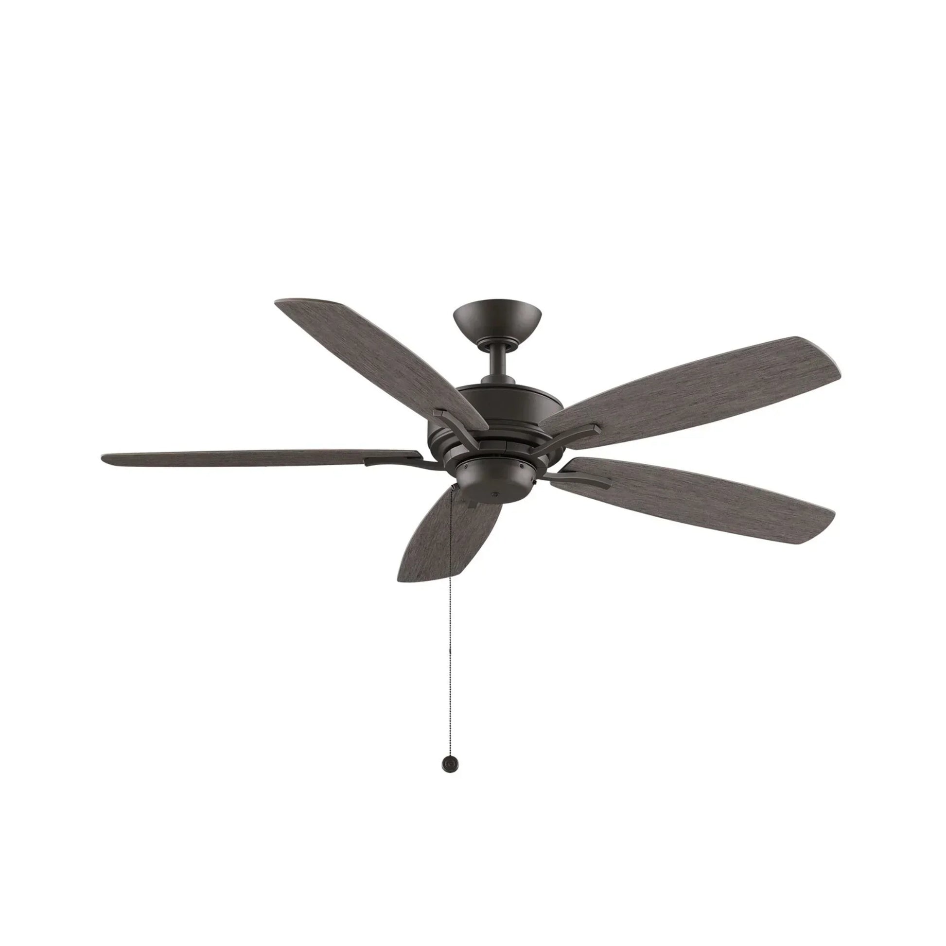 Aire Deluxe 52" Matte Greige Ceiling Fan with Pull Chain - Bees Lighting