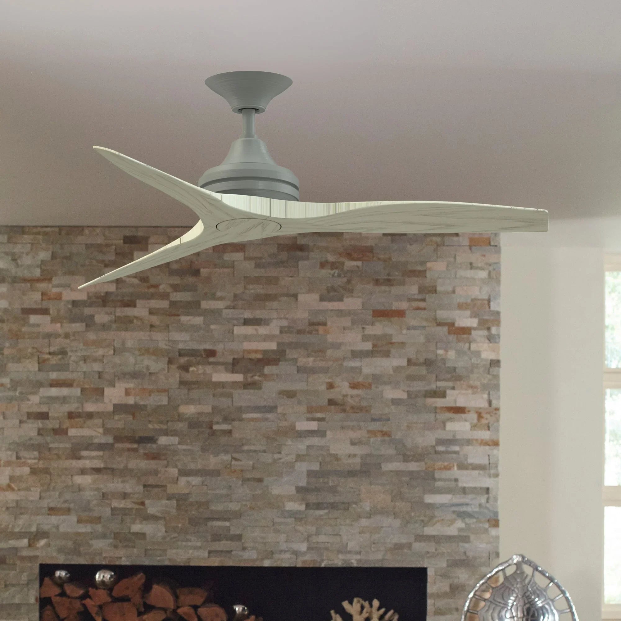Spitfire Antique Graphite 48" Ceiling Fan Motor, Blades Sold Separately - Bees Lighting