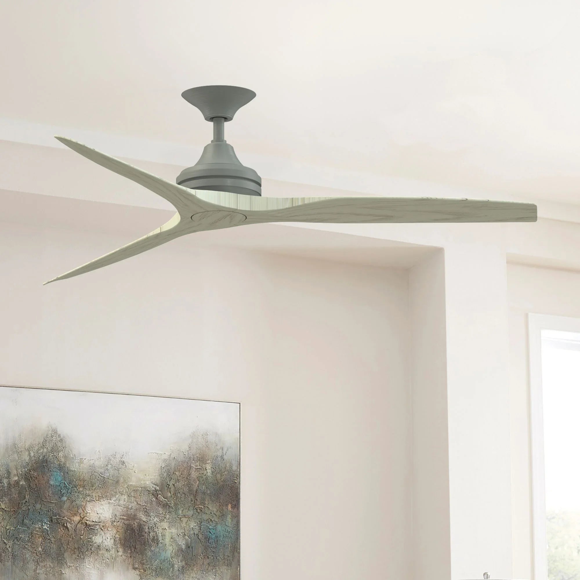 Spitfire Antique Graphite 60" Ceiling Fan Motor, Blades Sold Separately - Bees Lighting