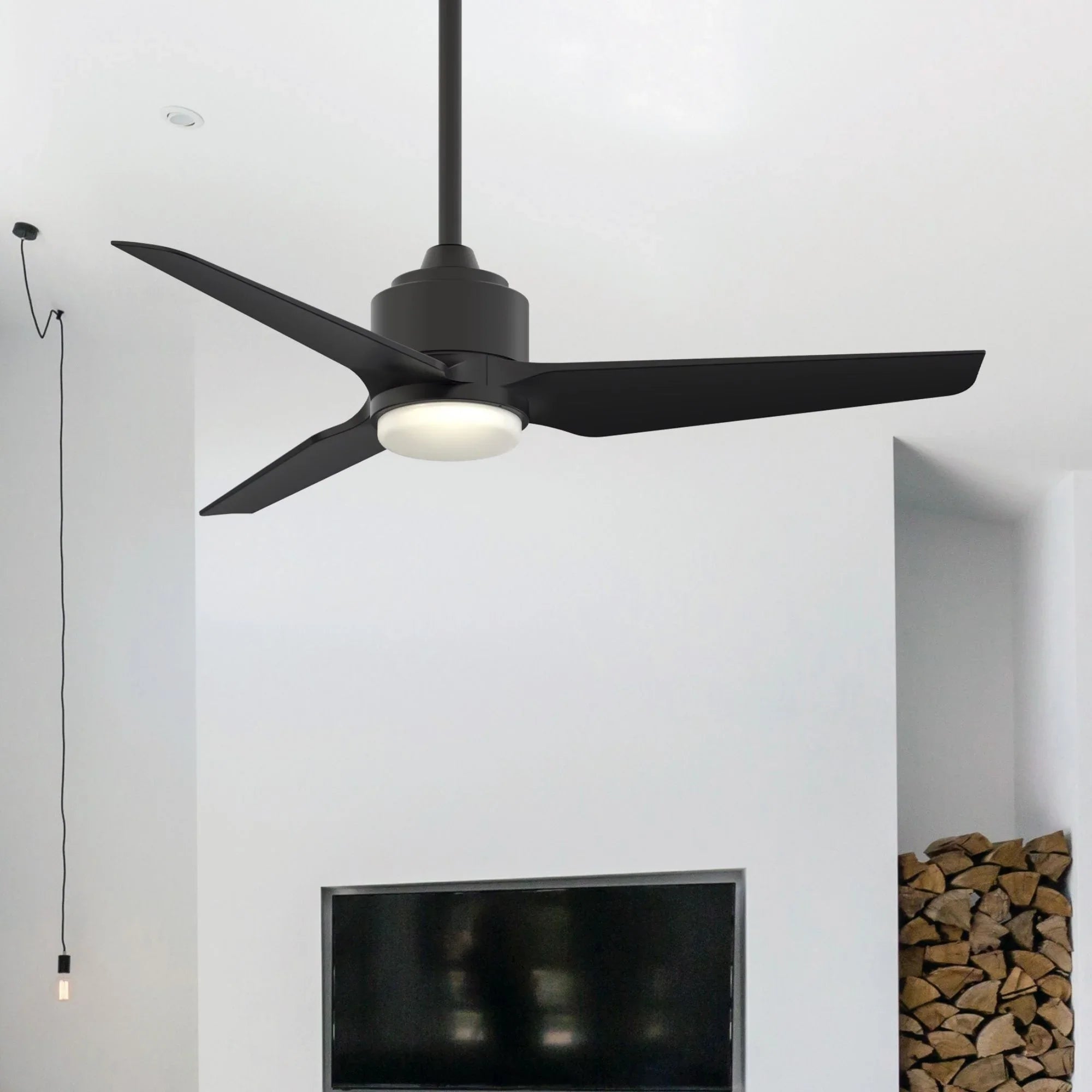 TriAire Custom Black 52" Motor, Blades Sold Separately - Bees Lighting