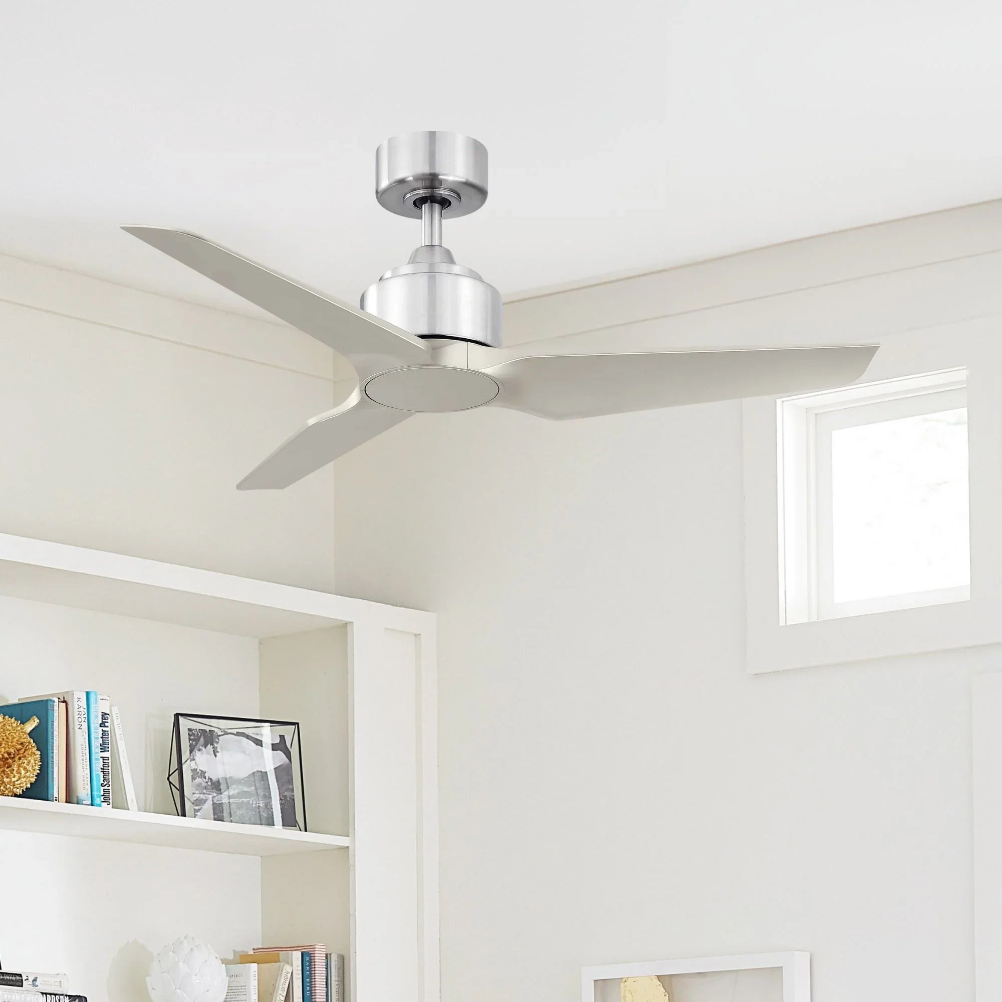 TriAire Custom Brushed Nickel 44" Motor, Blades Sold Separately - Bees Lighting