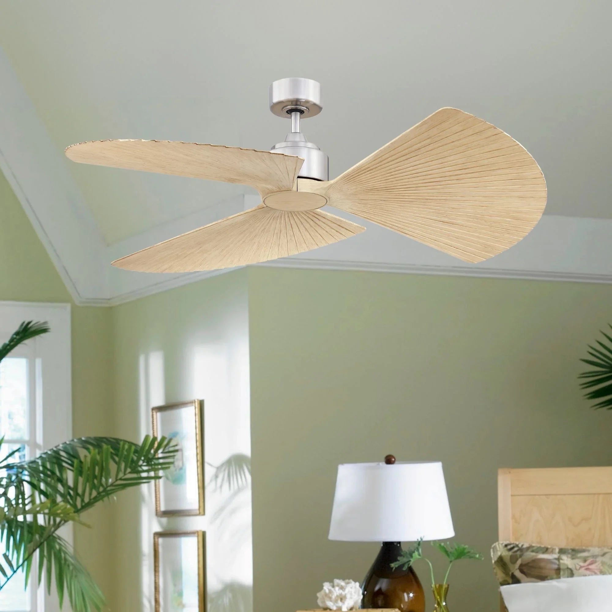 TriAire Custom Brushed Nickel 52" Motor, Blades Sold Separately - Bees Lighting