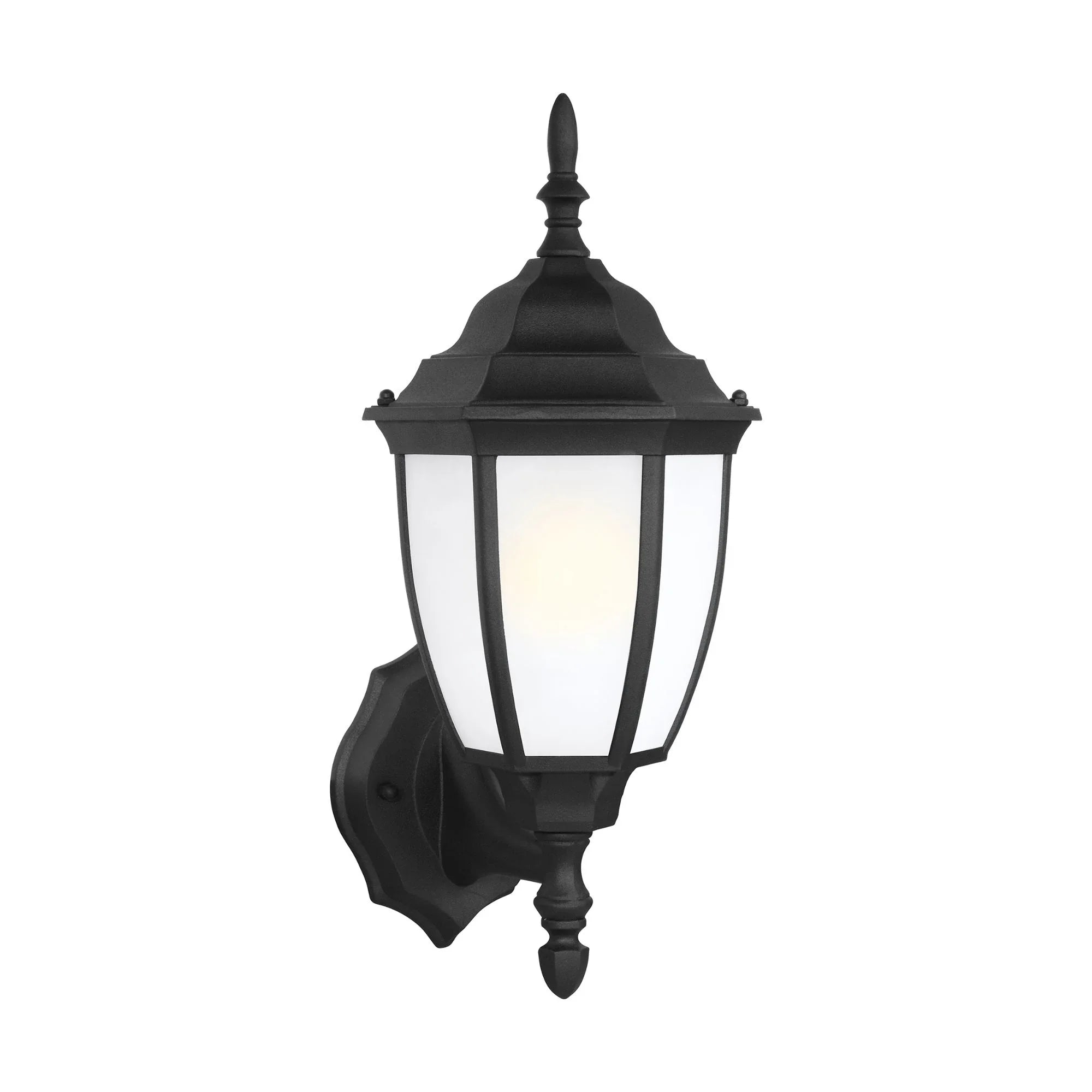 Bakersville 16" Outdoor Wall Lantern 89940, Black Finish