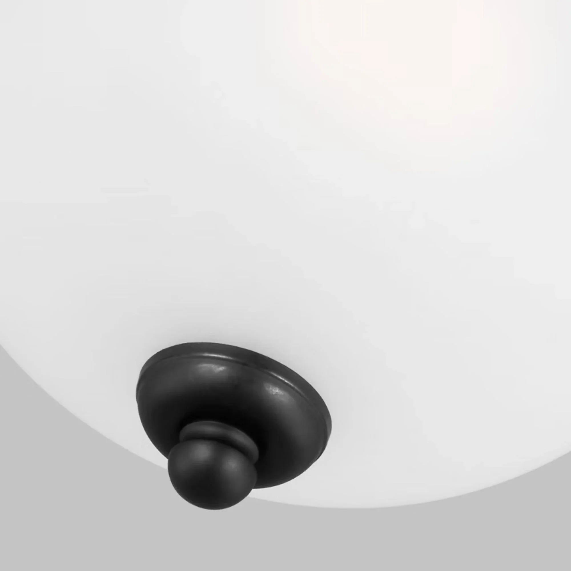 Geary 11" Flush Mount, Midnight Black Finish