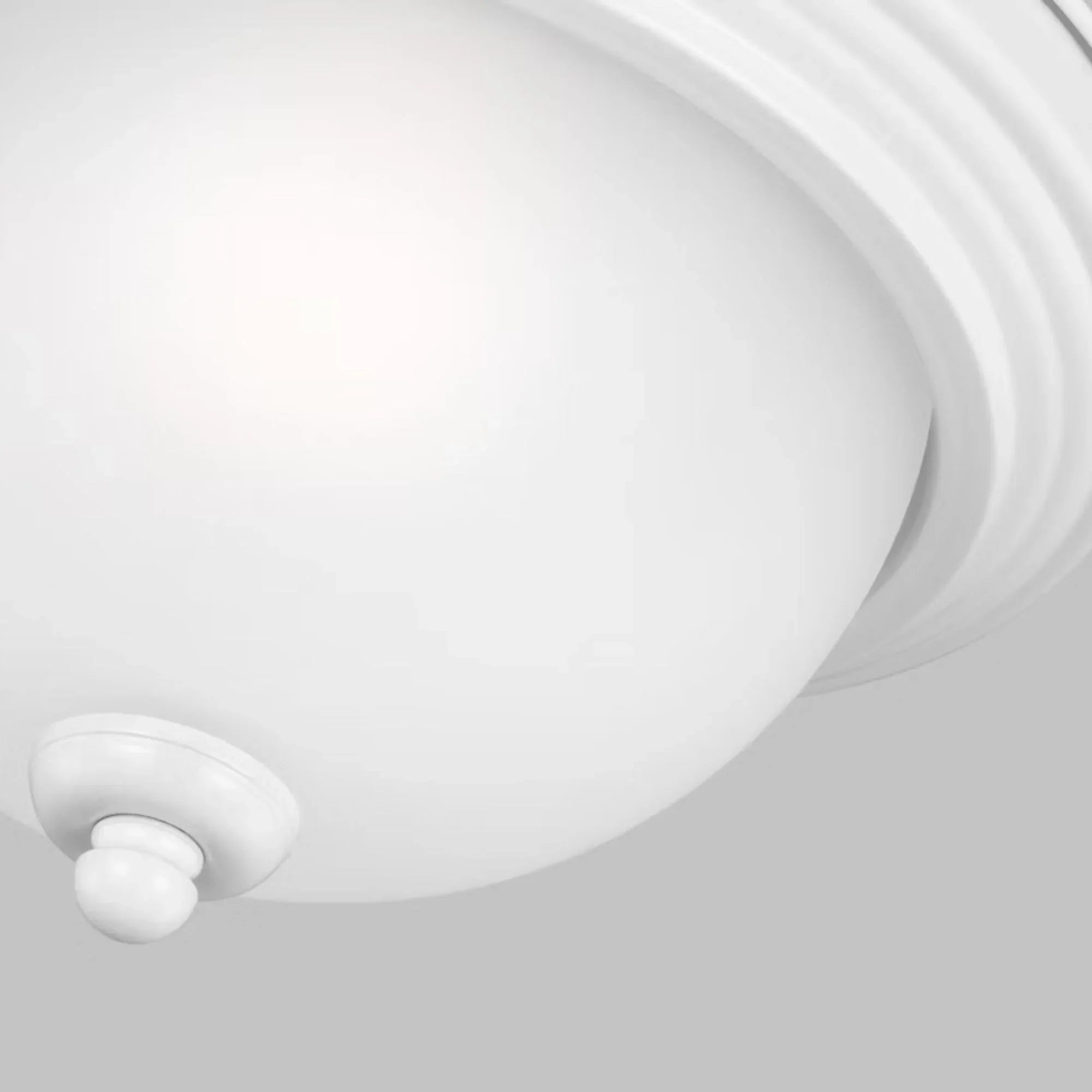 Geary 11" LED Flush Mount, White Finish