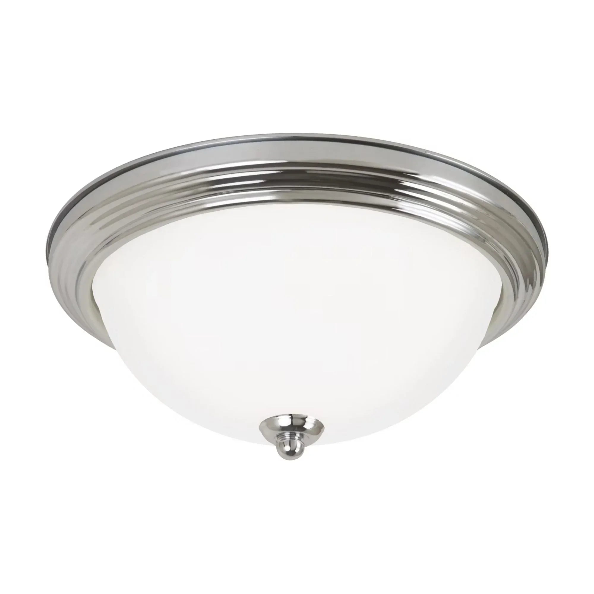 Geary 15" 3-Light LED Flush Mount, Chrome Finish