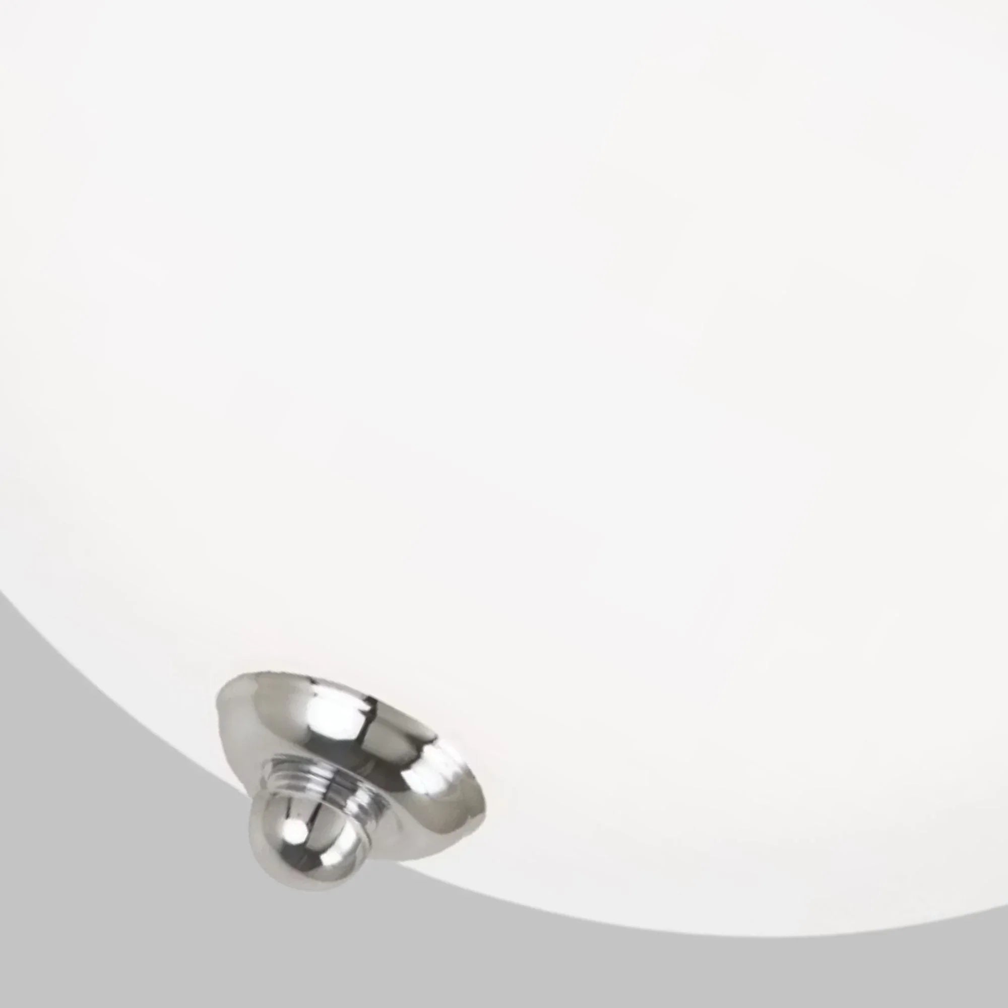 Geary 15" 3-Light LED Flush Mount, Chrome Finish