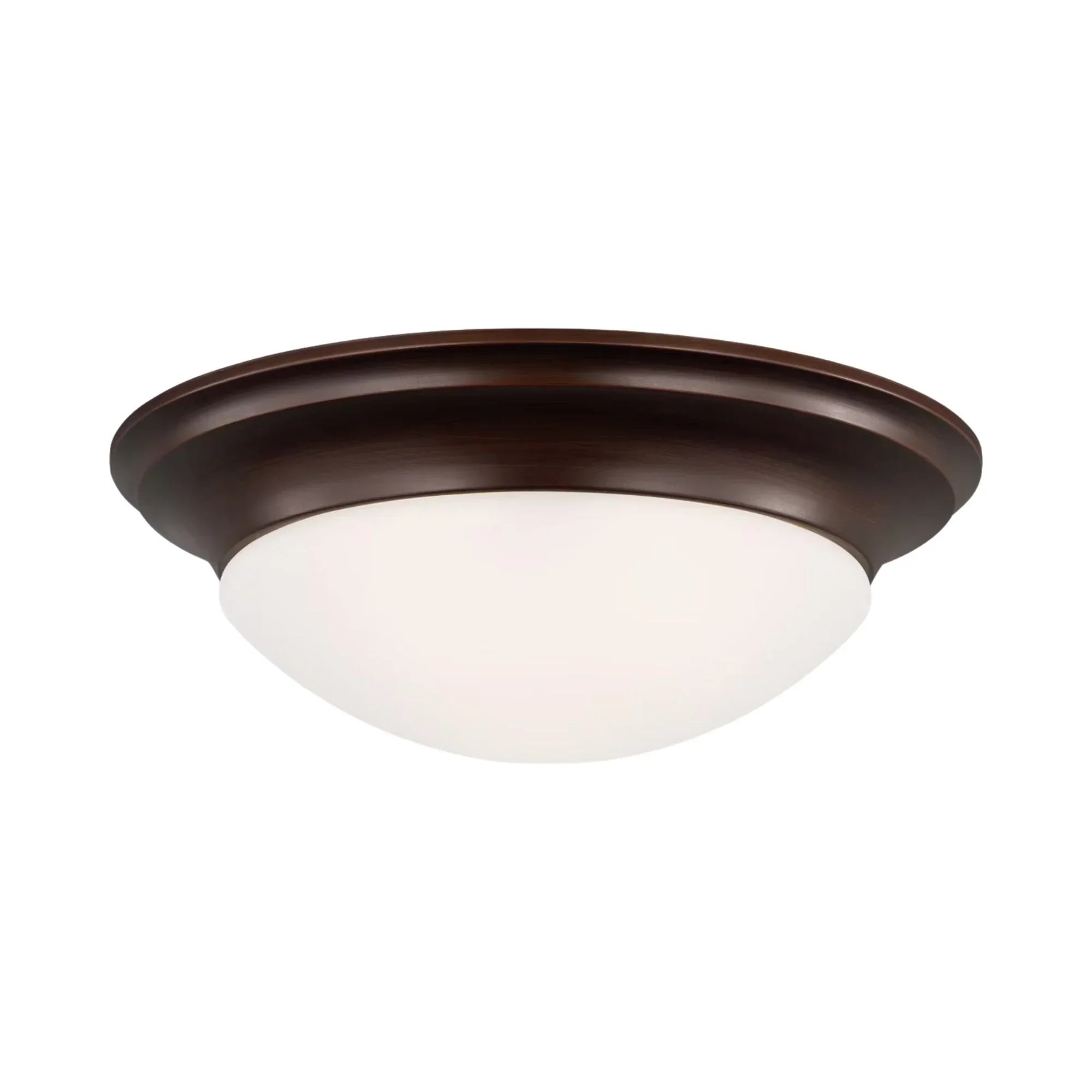 Nash 14" 2-Light Flush Mount, Bronze Finish