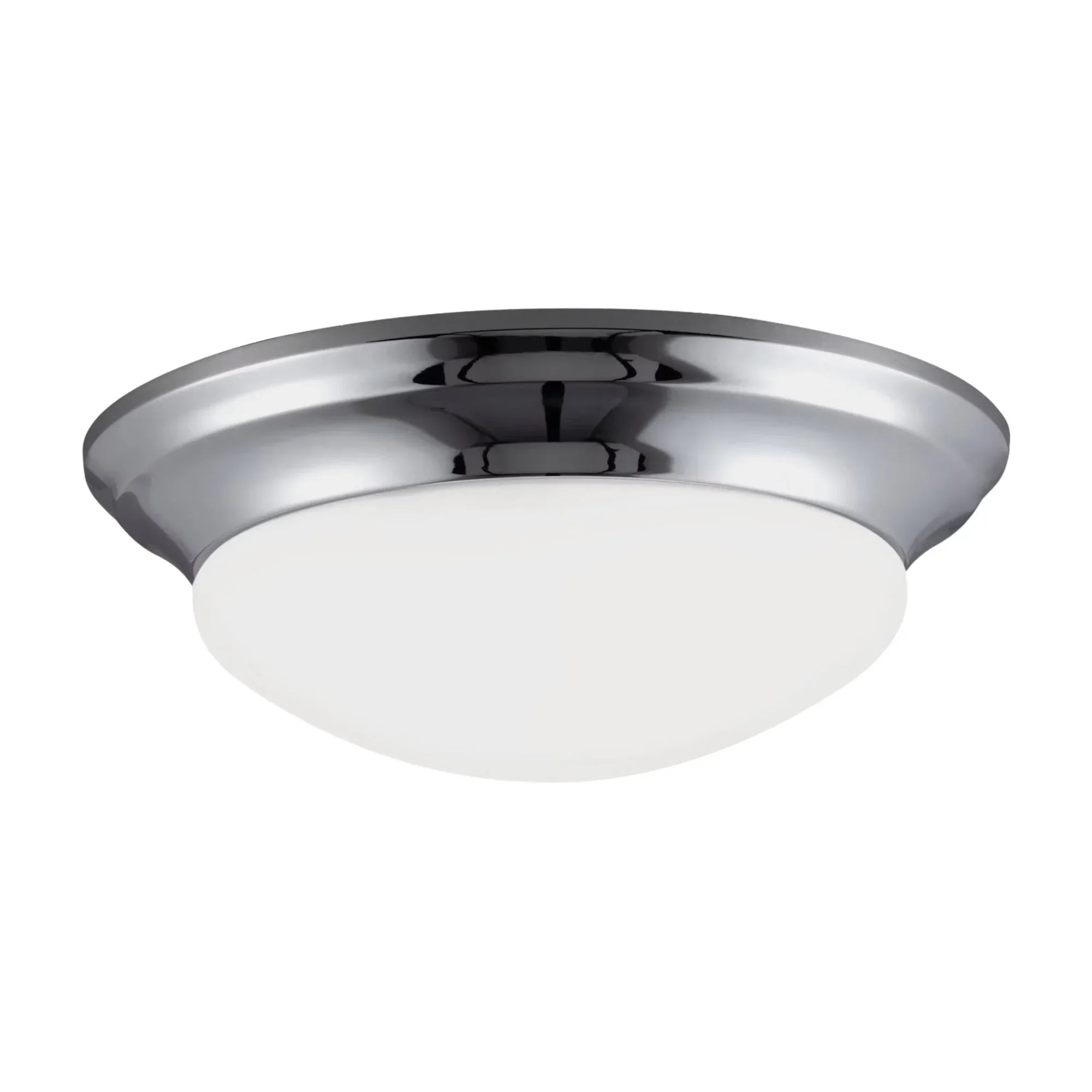 Nash 17" 3-Light LED Flush Mount, Chrome Finish