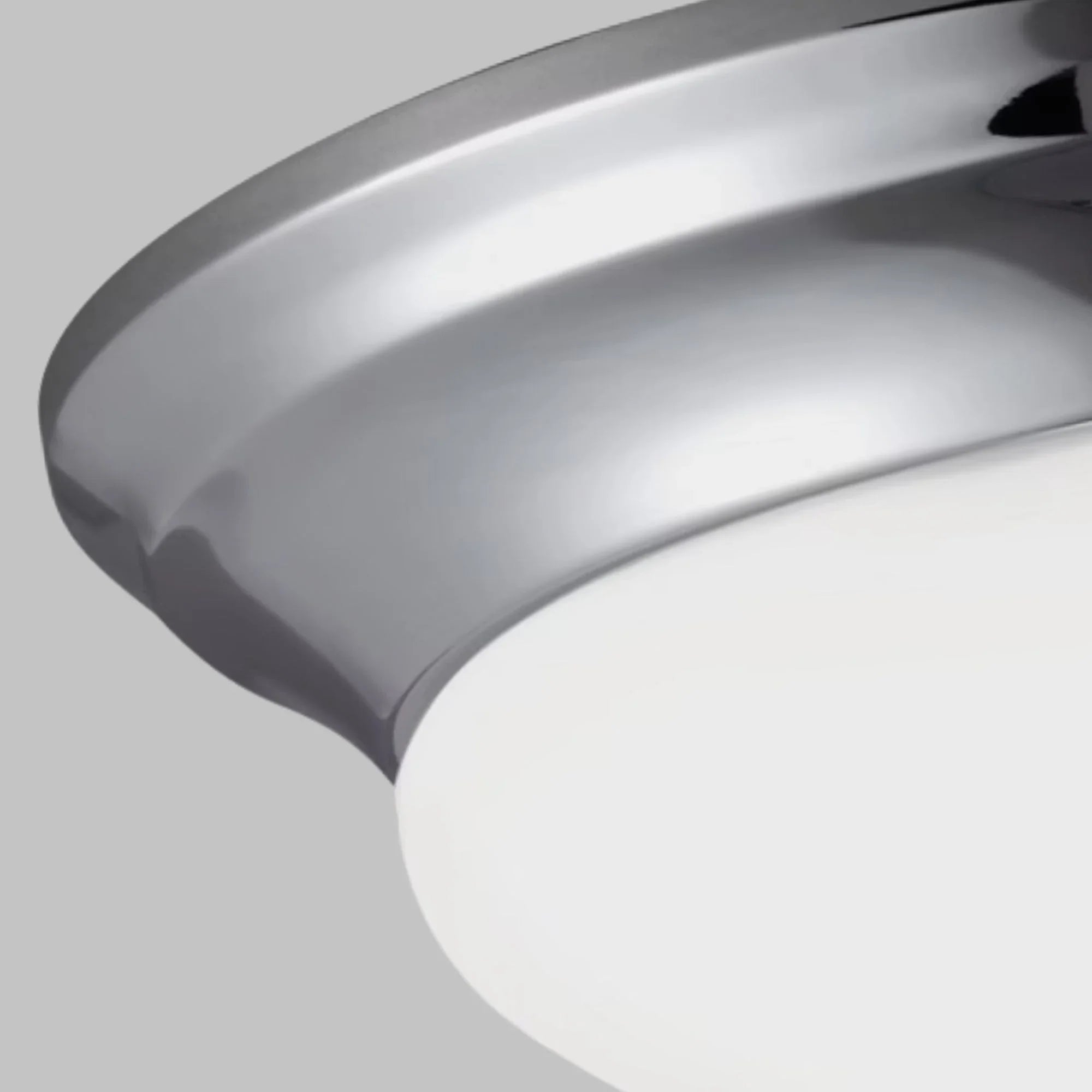 Nash 17" 3-Light LED Flush Mount, Chrome Finish