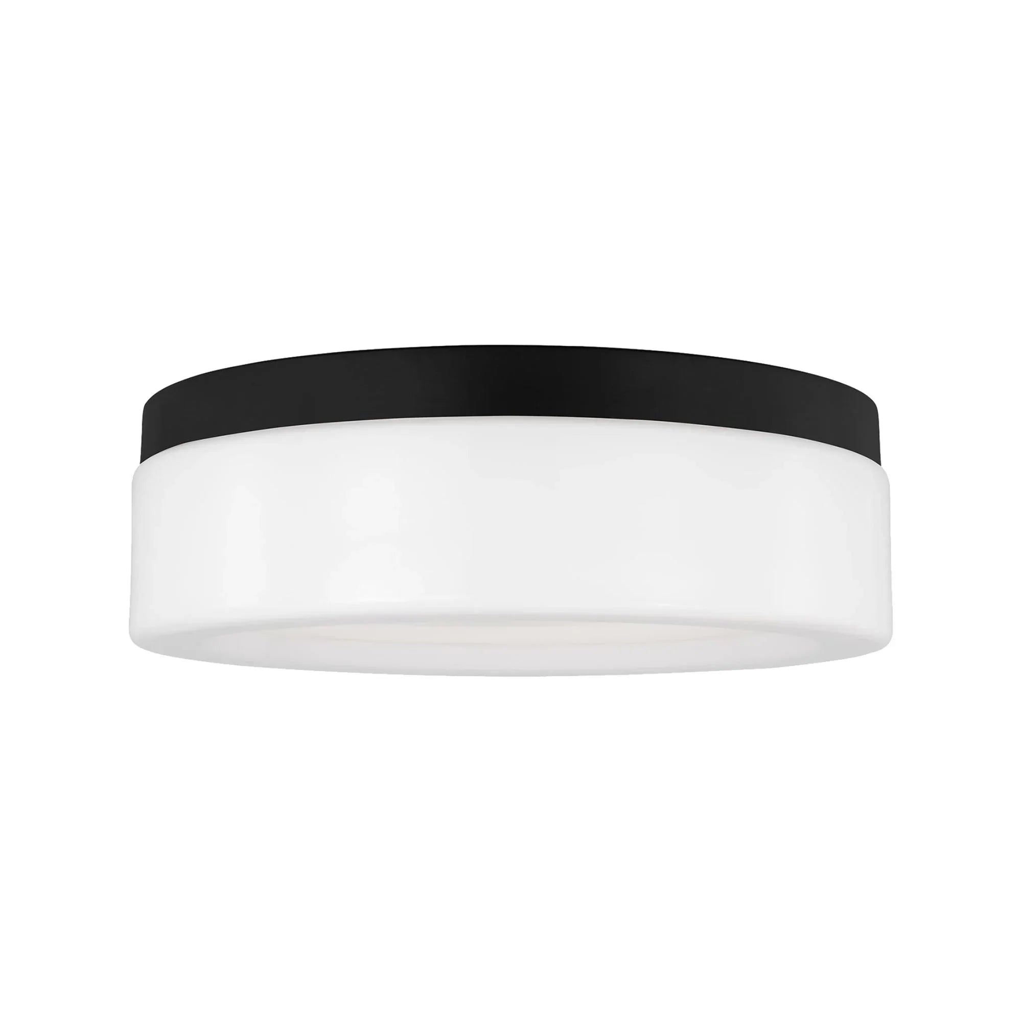 Rhett 12" LED Flush Mount, Midnight Black Finish