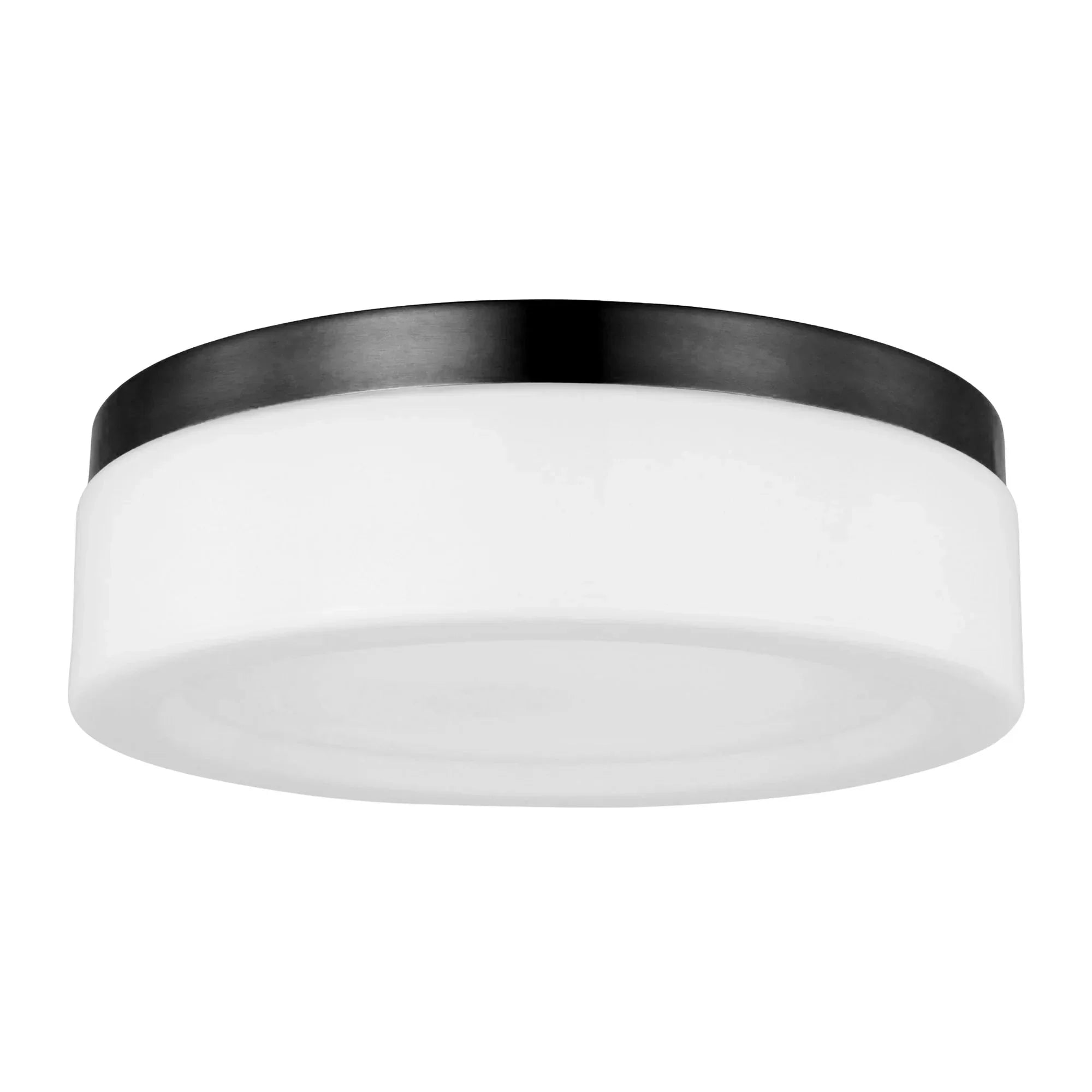 Rhett 12" LED Flush Mount, Midnight Black Finish