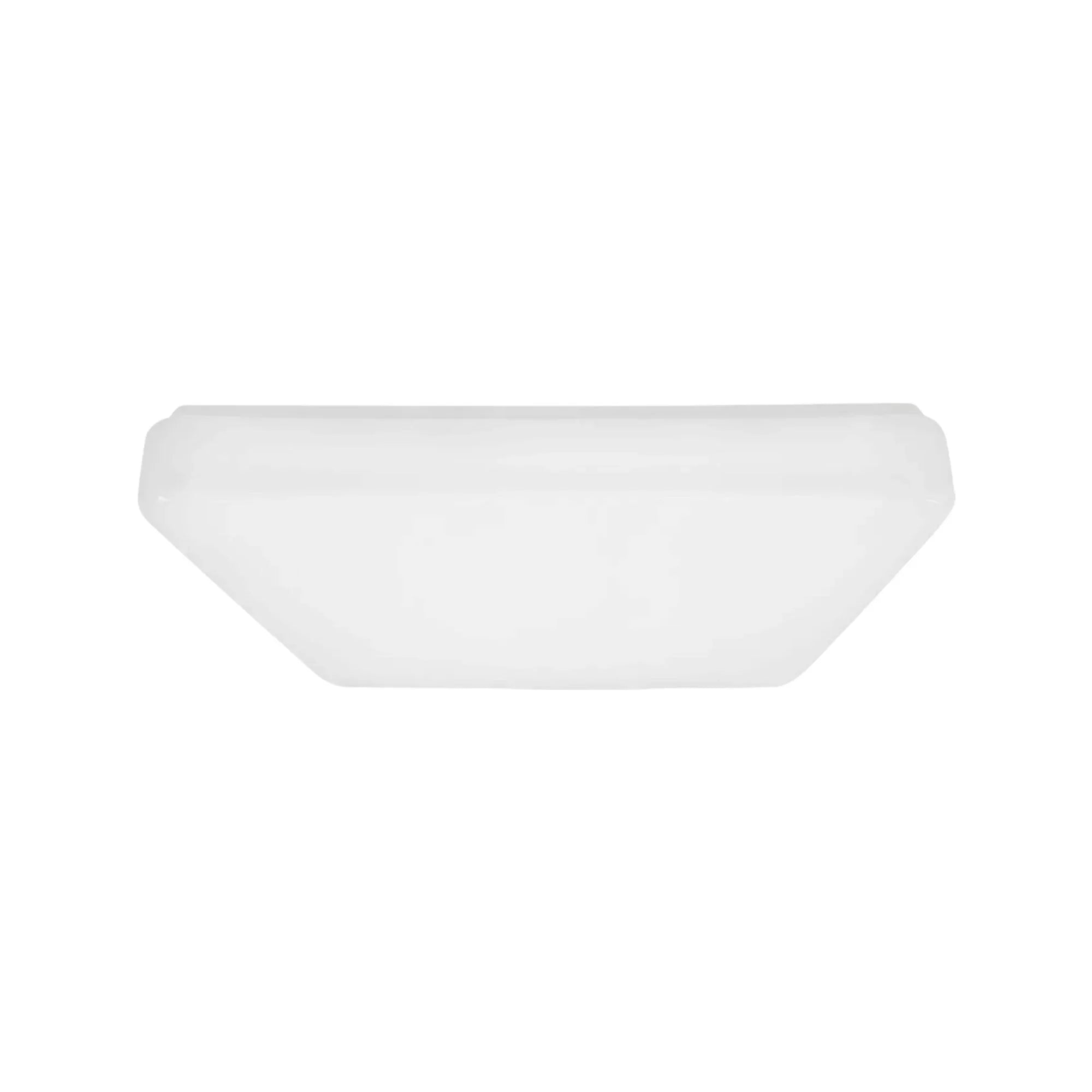 Vitus 11" Small LED Square Flush Mount, White Finish