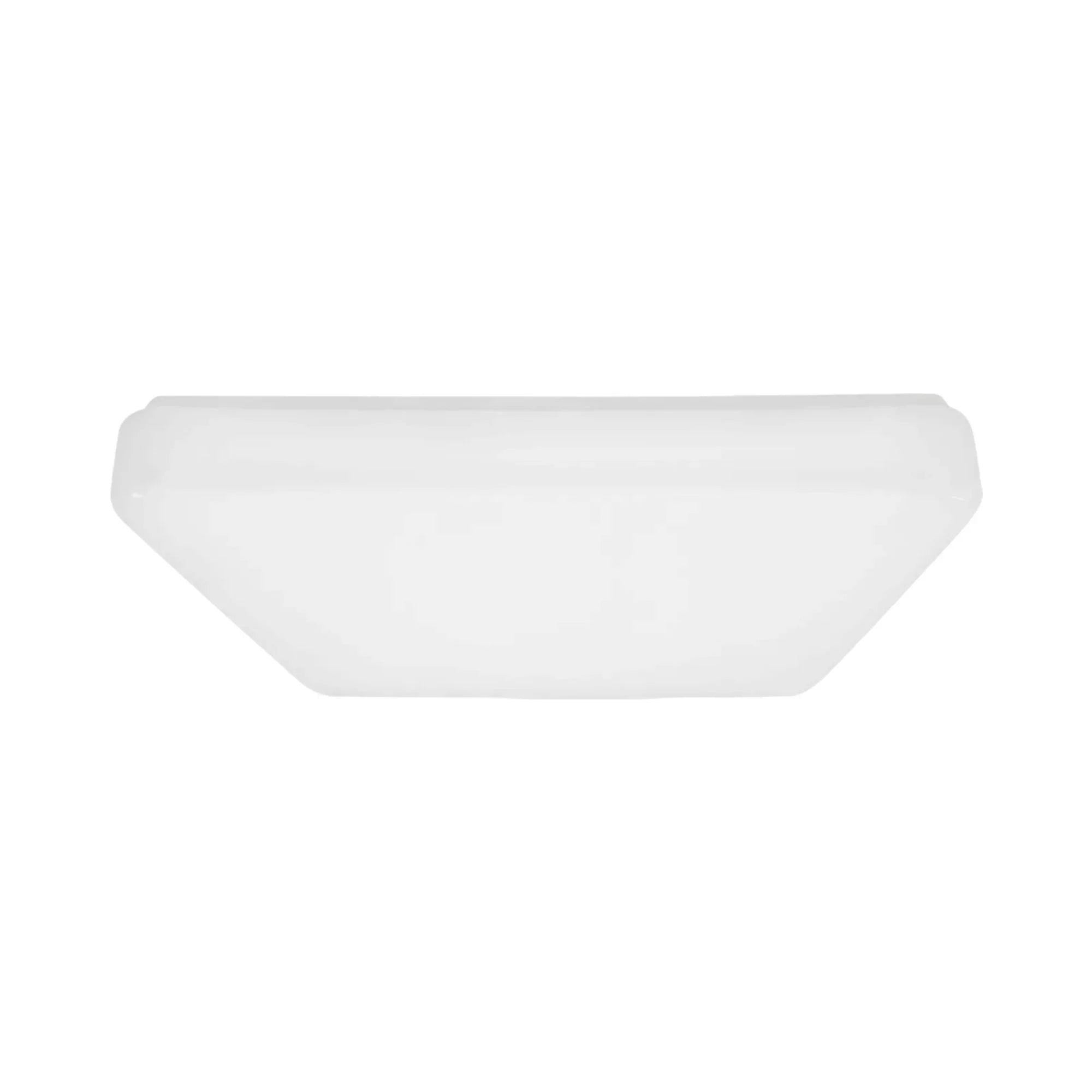 Vitus 15" Medium LED Square Flush Mount, White Finish