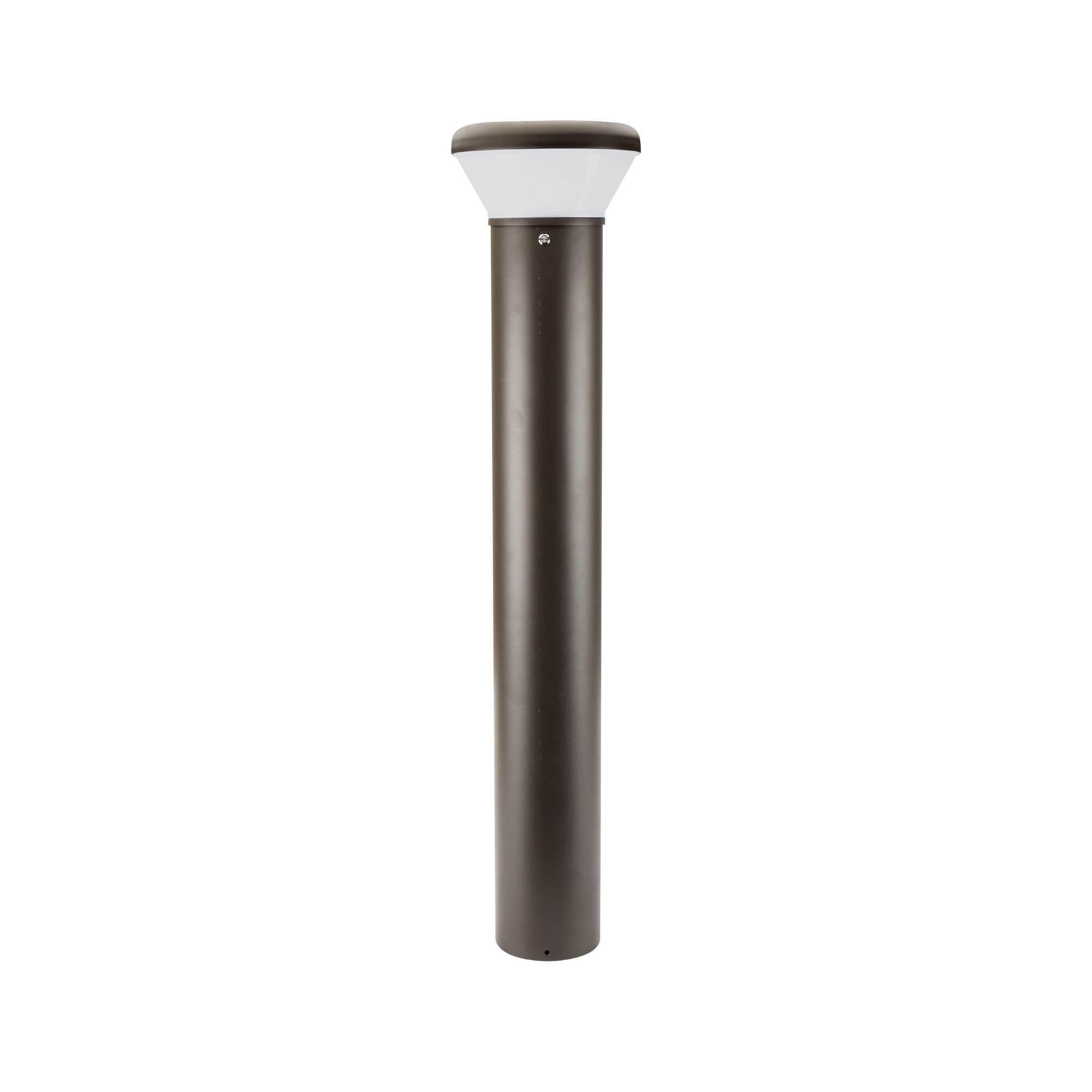 42" Round LED Bollard Light, 26W, 30K/40K/50K, Bronze, 120-277V - Bees Lighting