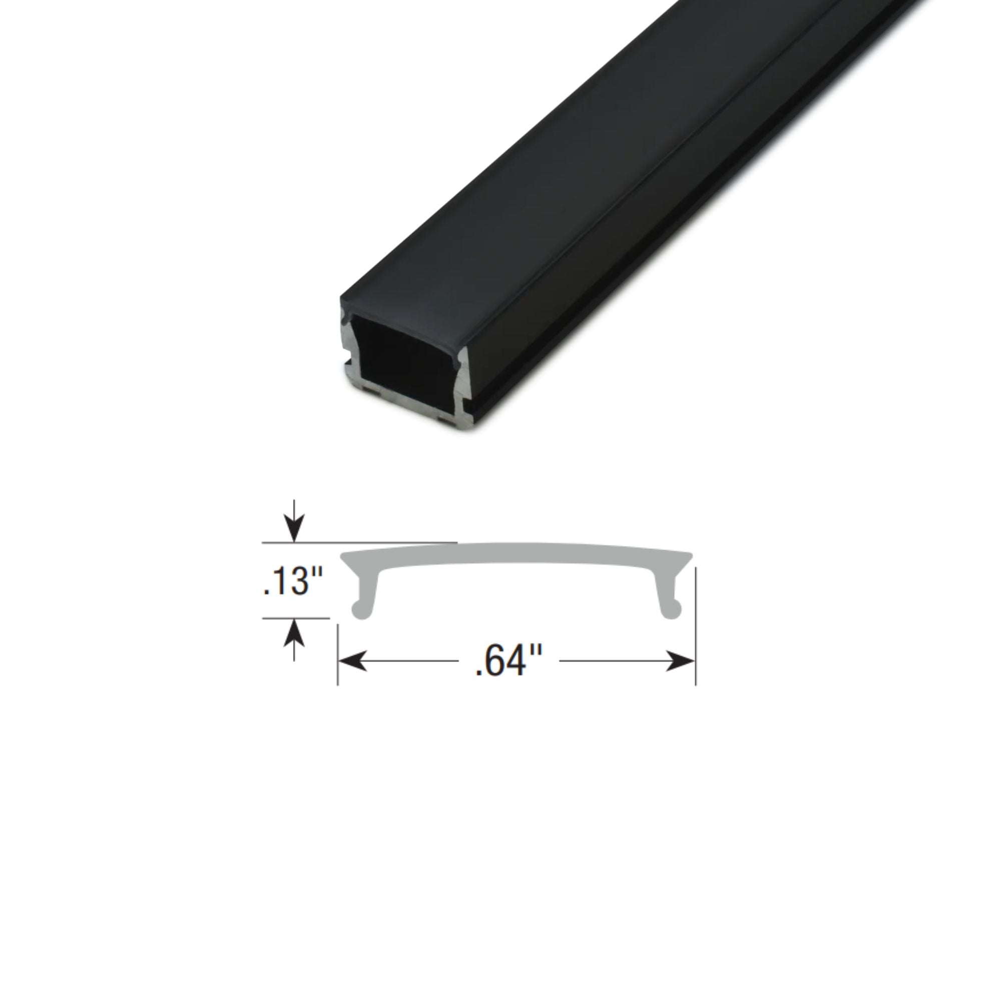 4ft Lens in black for LED-CHL2 Channels
