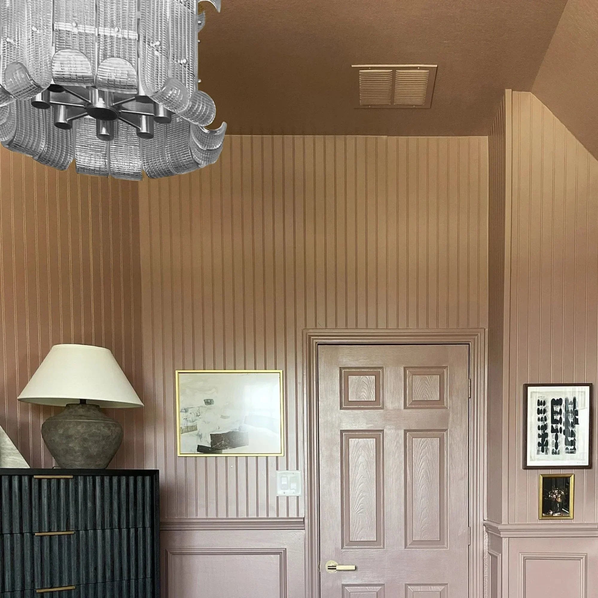Brasher 23" 8-Light Chandelier, Polished Nickel Finish