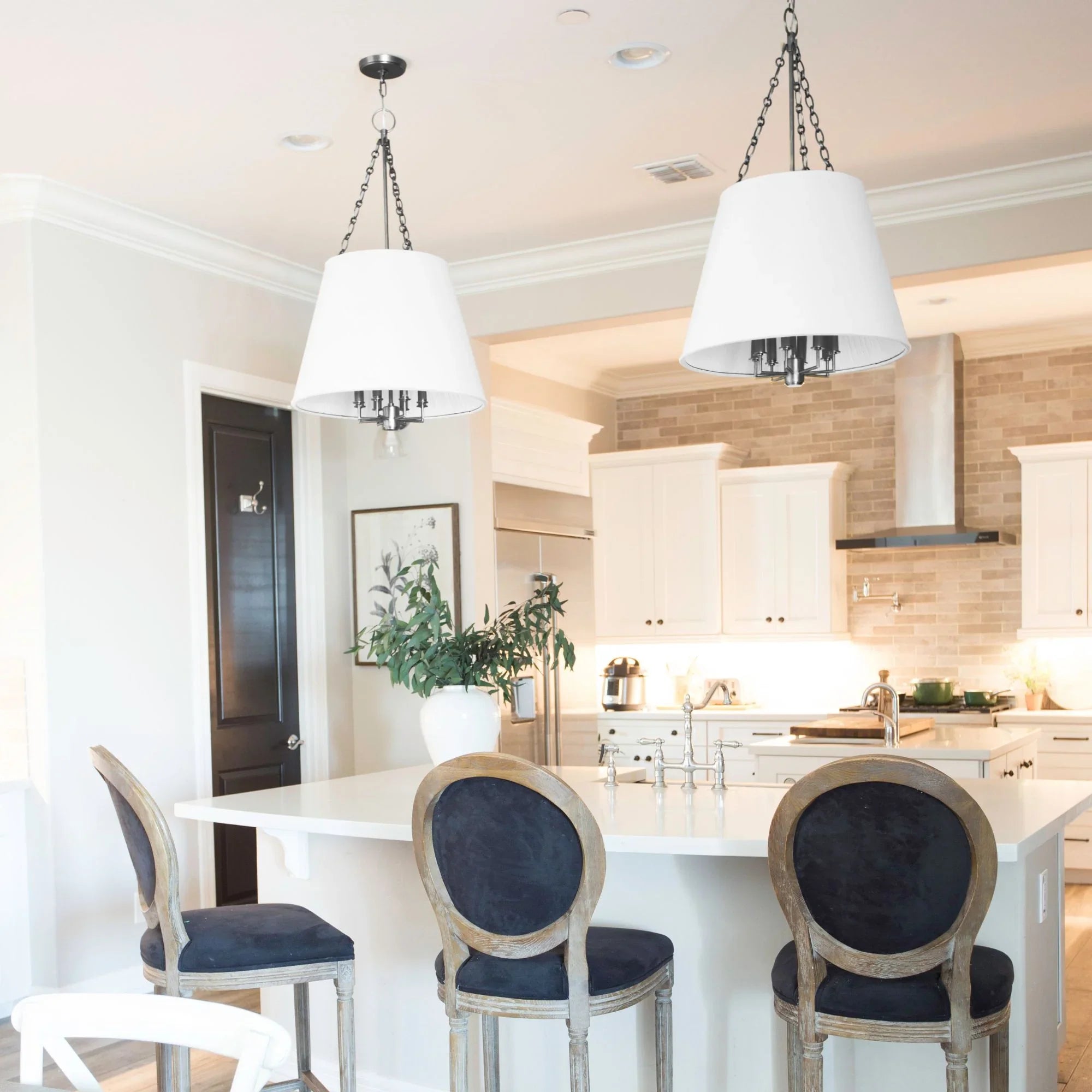 Burdett 24" 4-Light Pendant, Old Bronze Finish