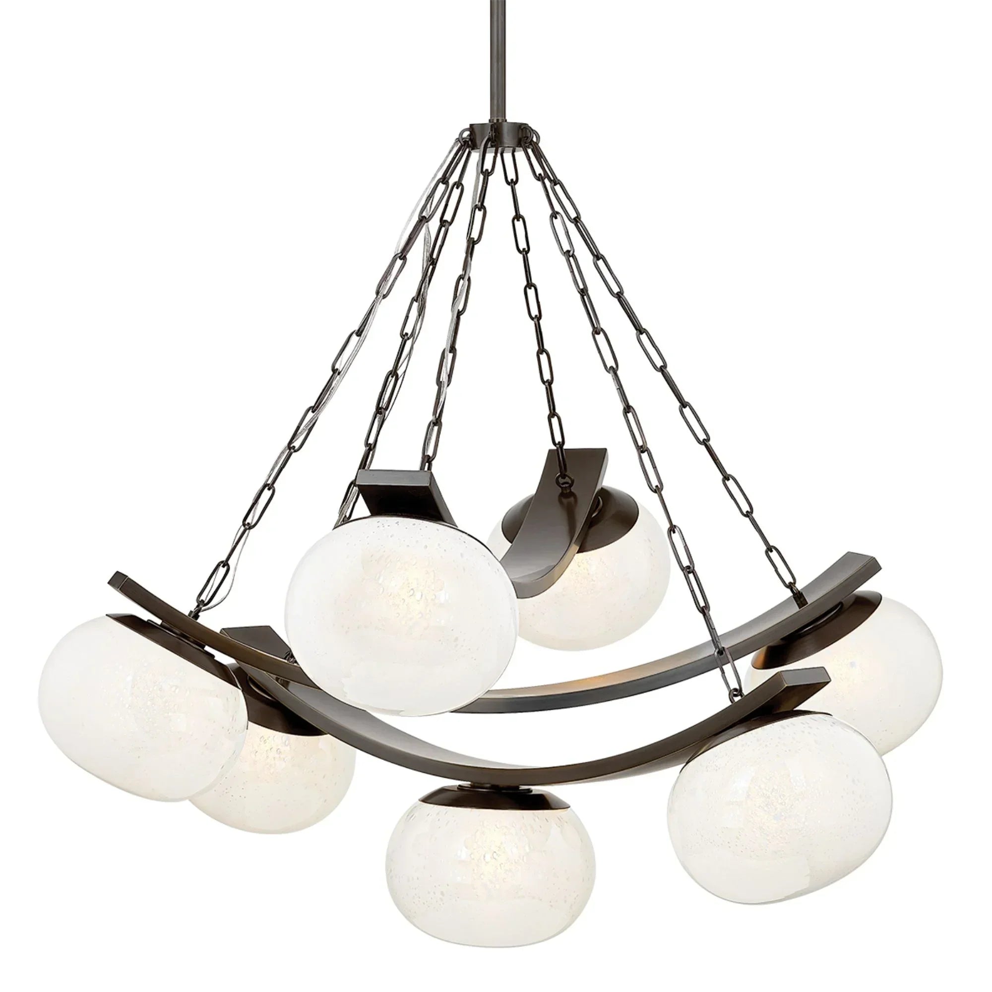 Duxbury 44" 7-Light Chandelier, Distressed Bronze Finish