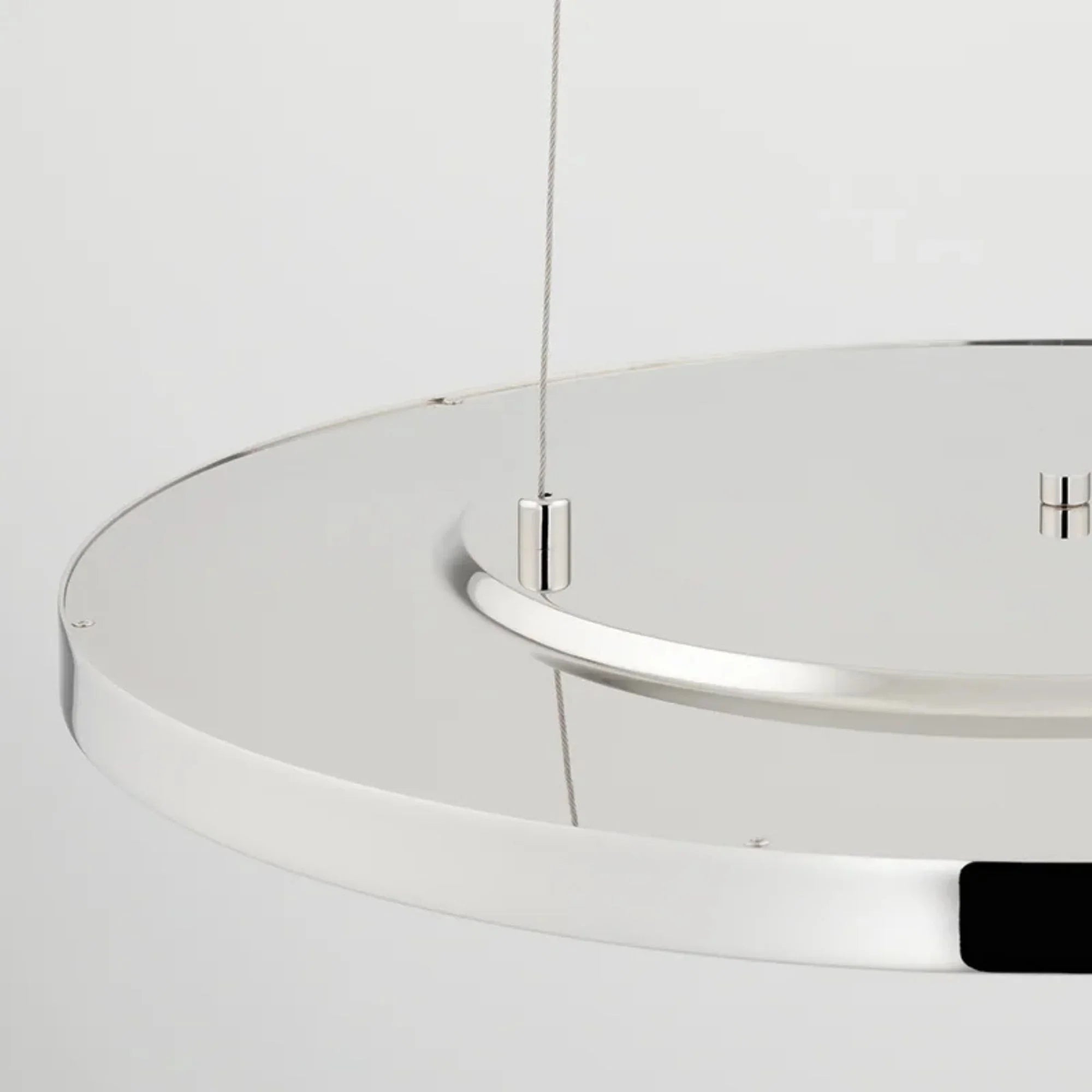 Eastport 24" LED Chandelier, Polished Nickel Finish