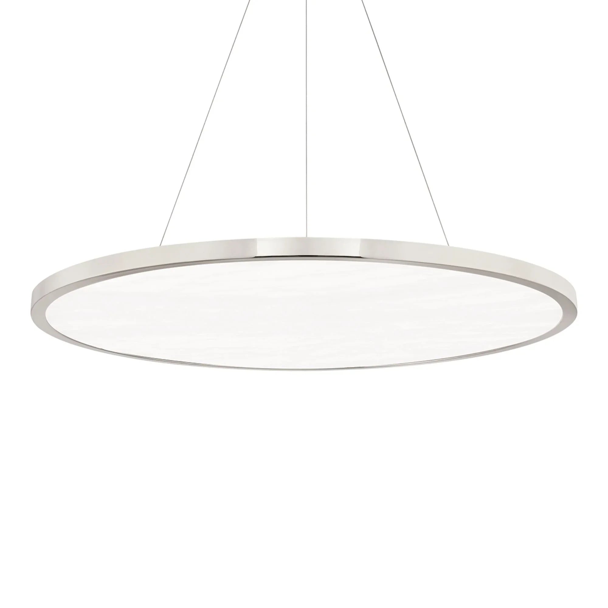 Eastport 36" LED Chandelier, Polished Nickel Finish