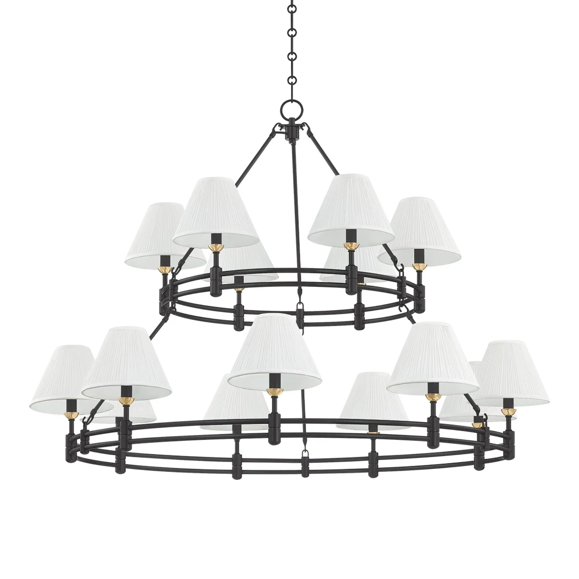 Hudson Valley MDS1802-AGB/DB: Howard 50" Chandelier | Bees Lighting