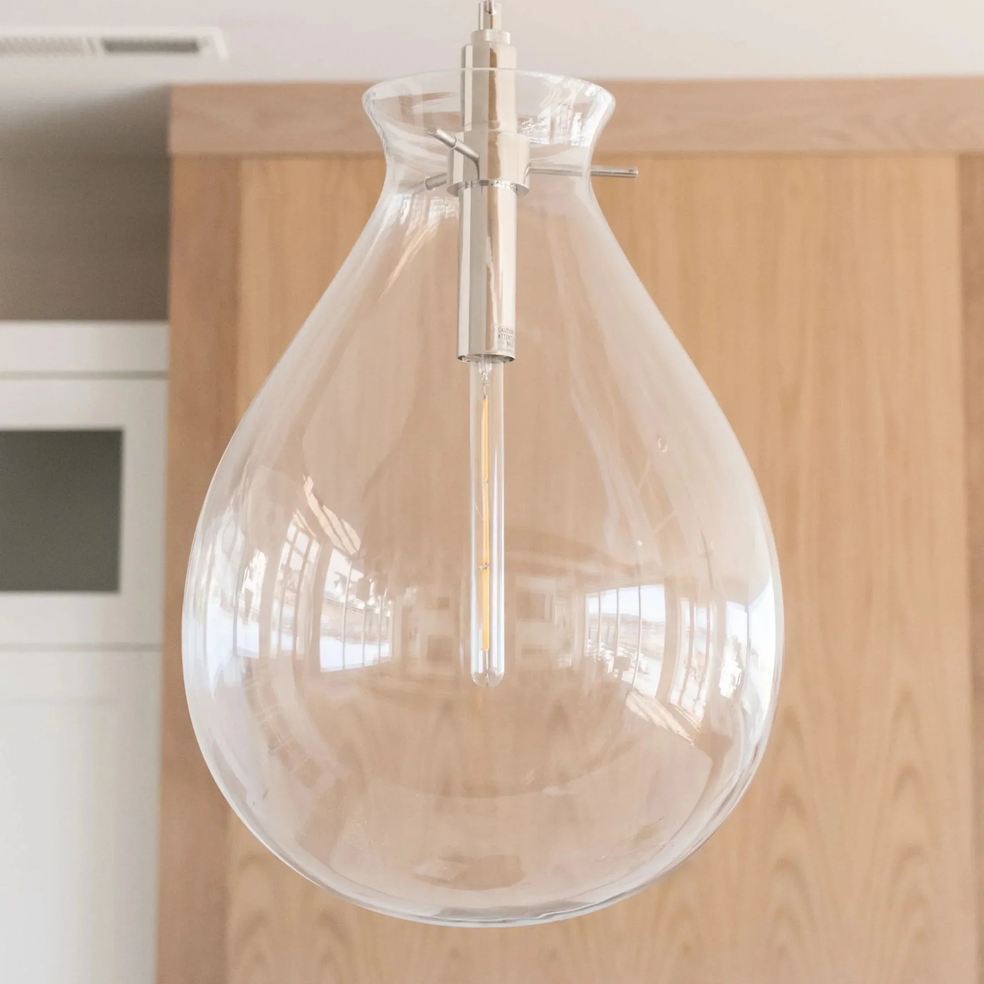 Ivy 31" Pendant, Polished Nickel Finish